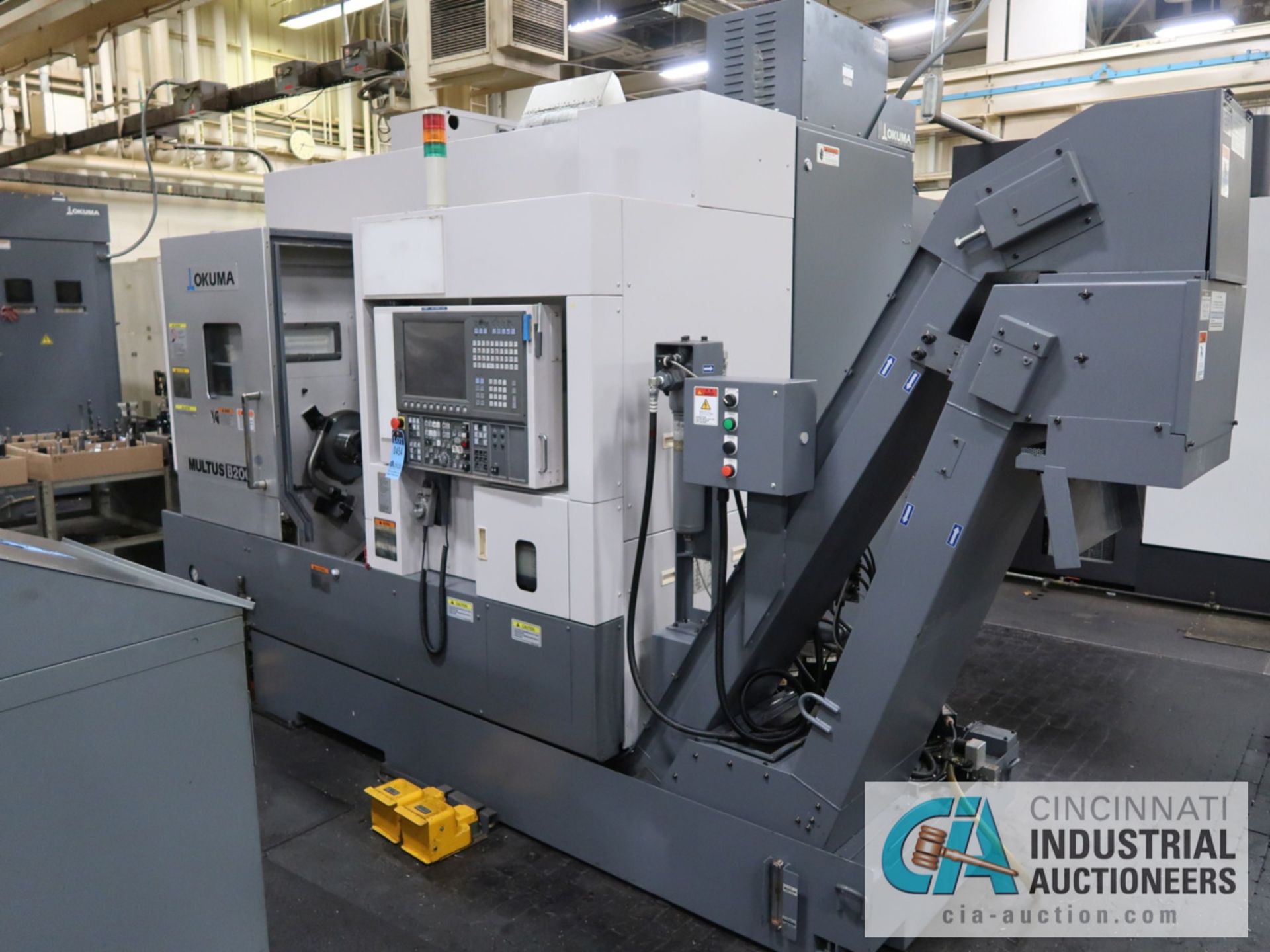 OKUMA MULTUS B200 CNC TURNING AND MILLING CENTER; S/N 153872 (3/2011)