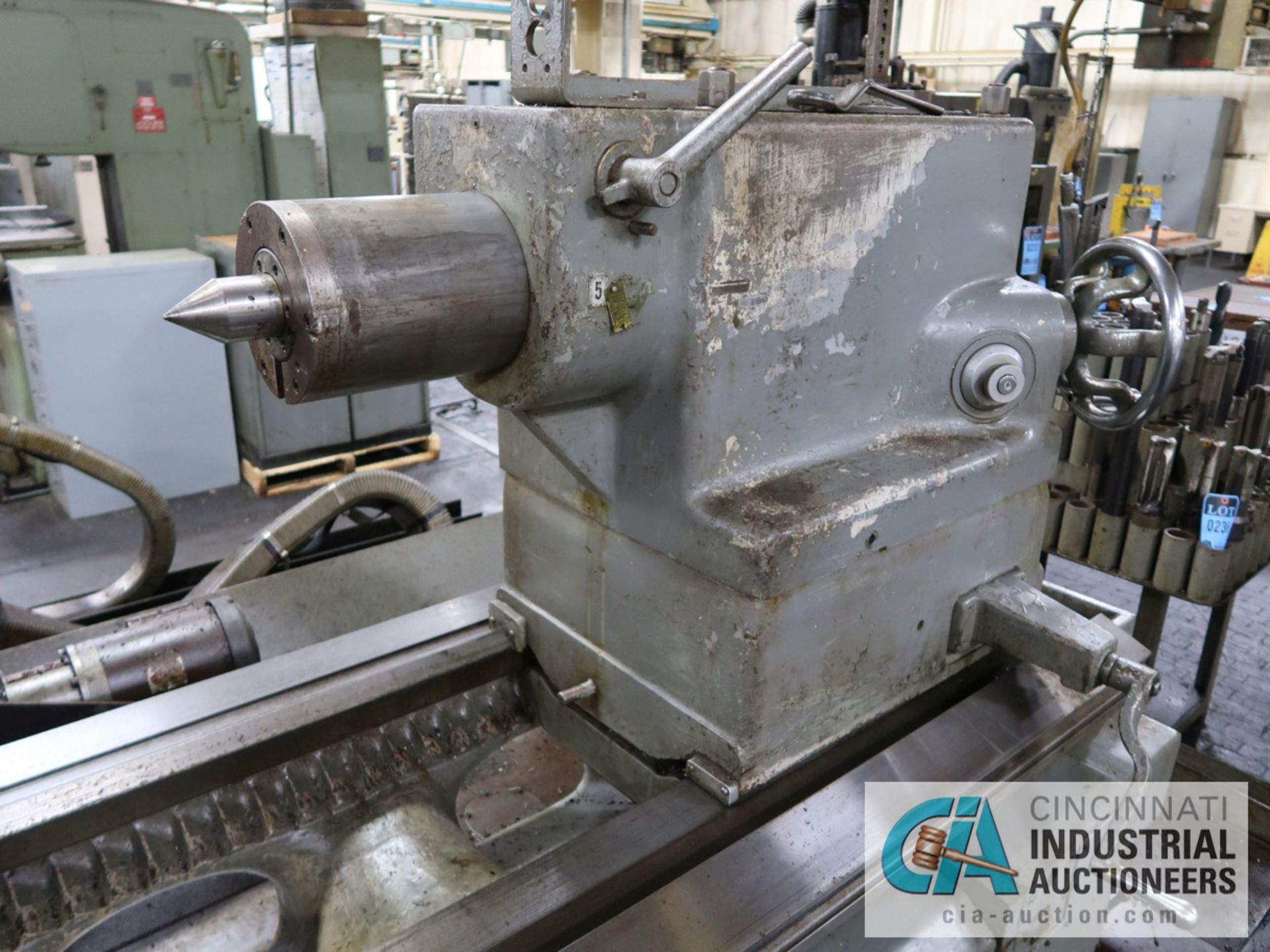 48” X 108” LEBLOND 15” HOLLOW SPINDLE MODEL 5029 N/C FLAT BED LATHE; GE 1050 CONTROL, 32” CHUCK, - Image 12 of 22