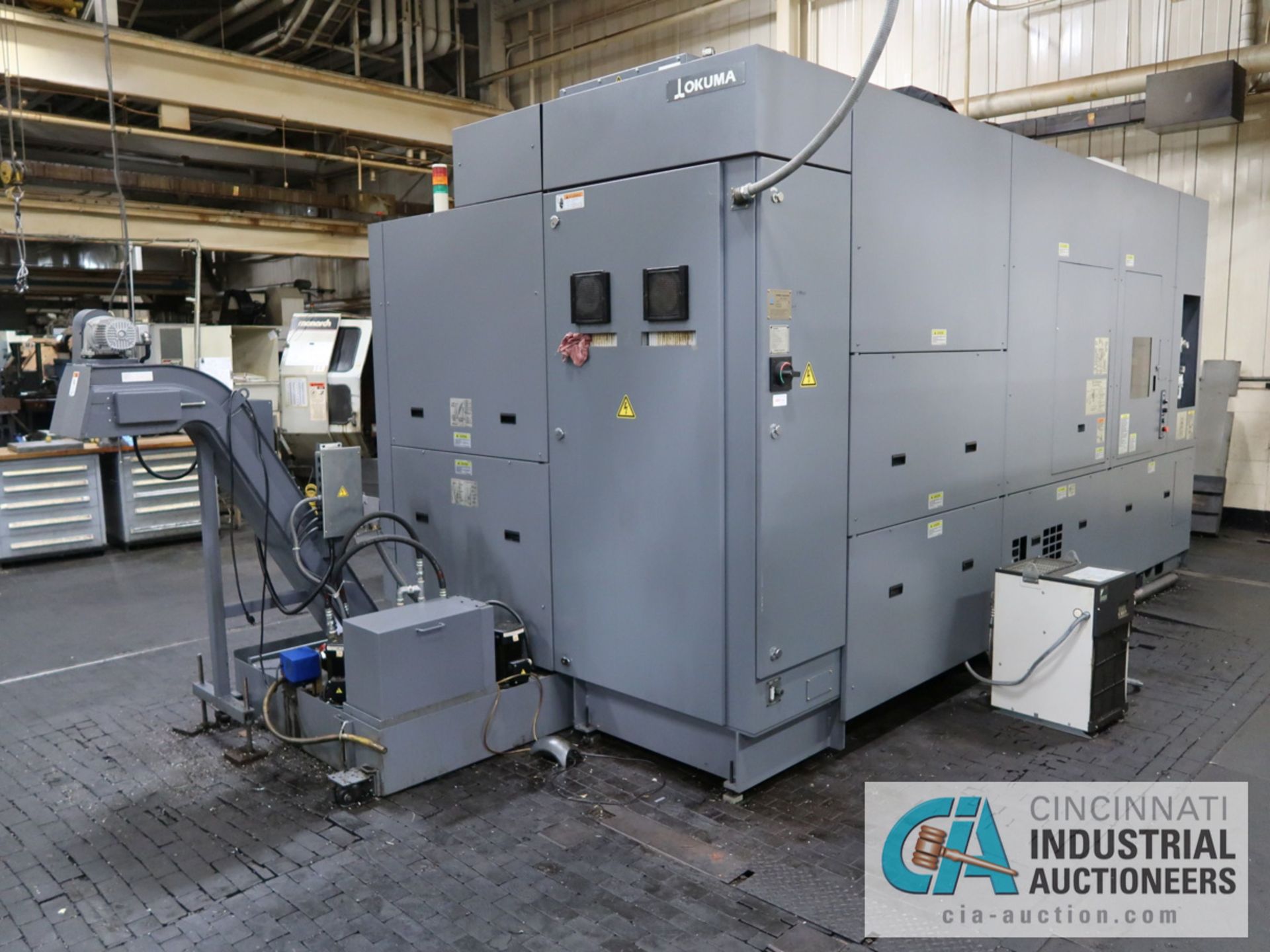 OKUMA MULTUS B400 CNC TURNING AND MILLING CENTER; S/N 157398 (9/2011) W/ OSP-P200LA - Image 3 of 15