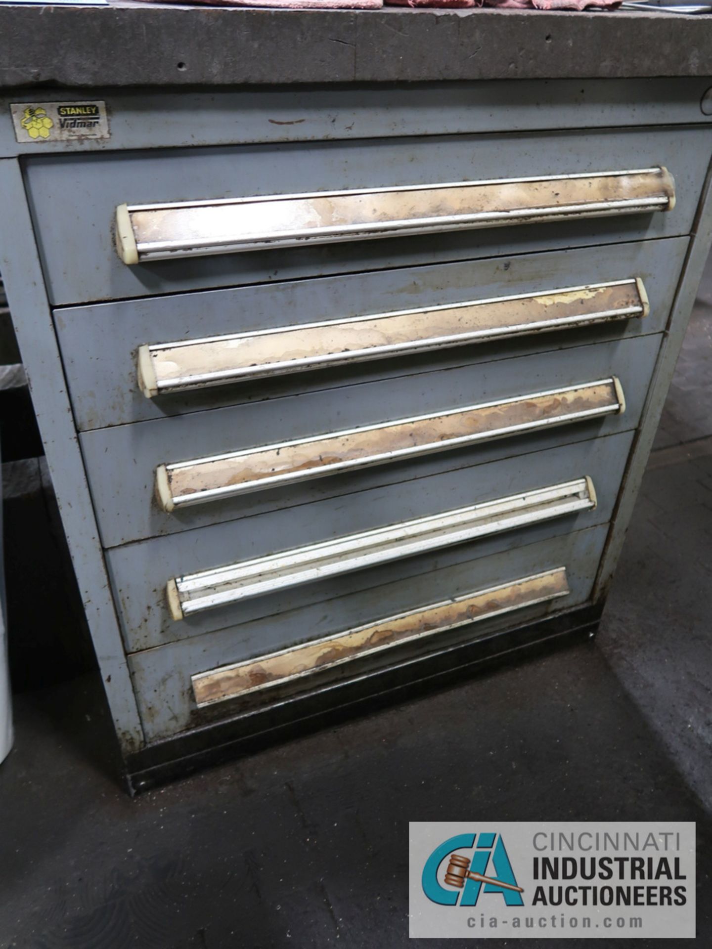 5-DRAWER VIDMAR CABINET WITH CONTENTS, INSPECTION