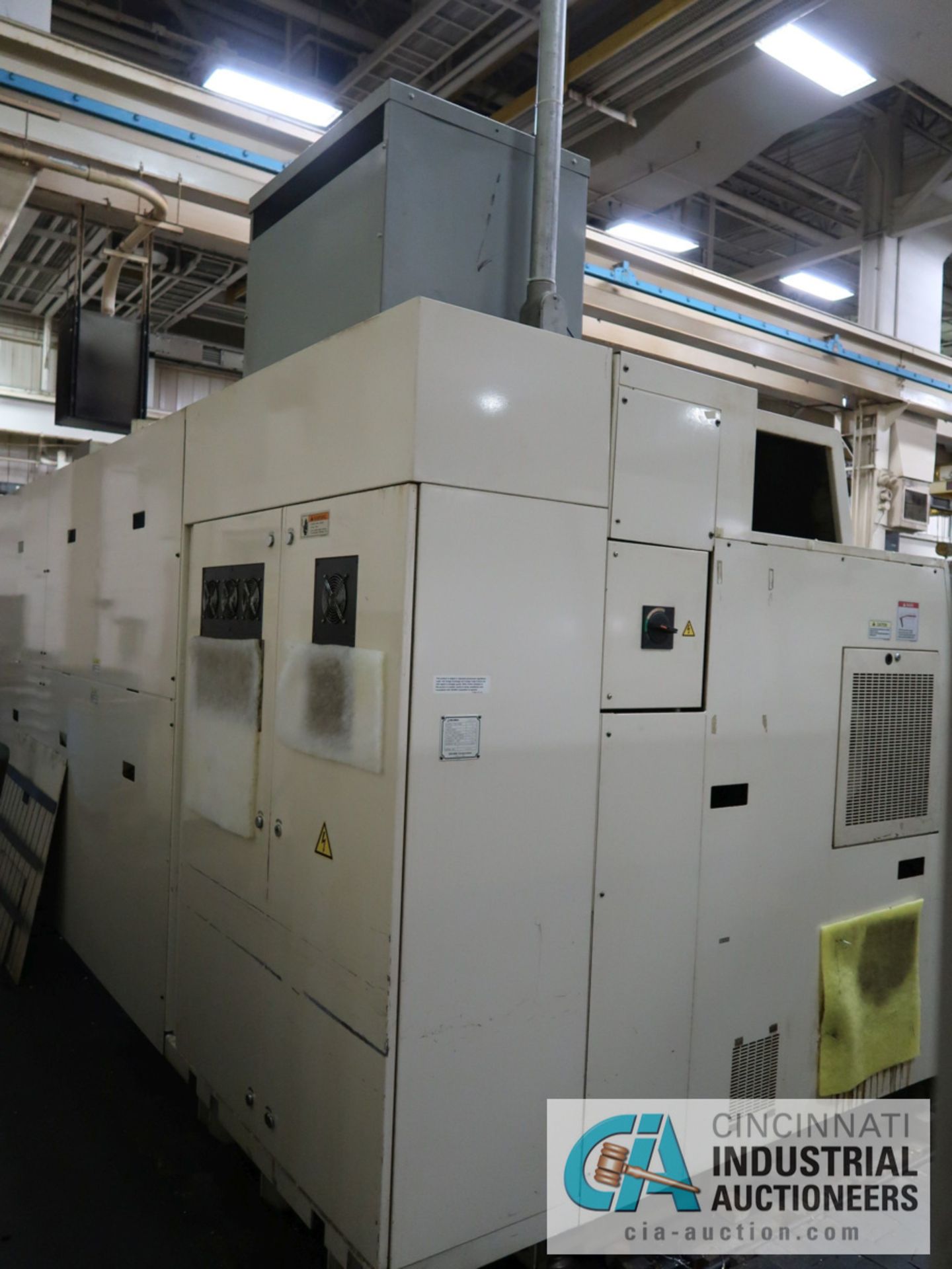 OKUMA MODEL LB45II-M CNC TURNING CENTER W/ LIVE TOOLING; S/N 13020269, W/ OSP 100L CONTROL ( - Image 3 of 11