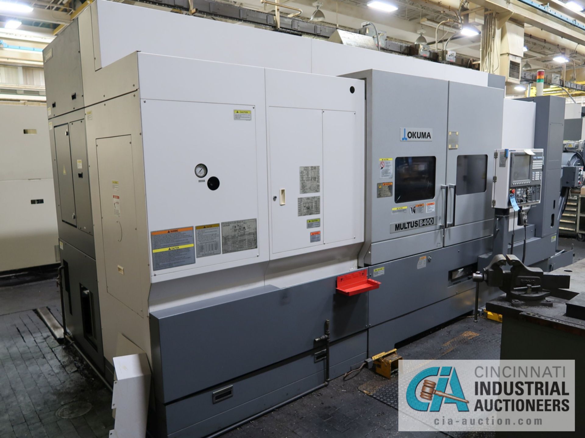 OKUMA MULTUS B400 CNC TURNING AND MILLING CENTER; S/N 157398 (9/2011) W/ OSP-P200LA - Image 4 of 15