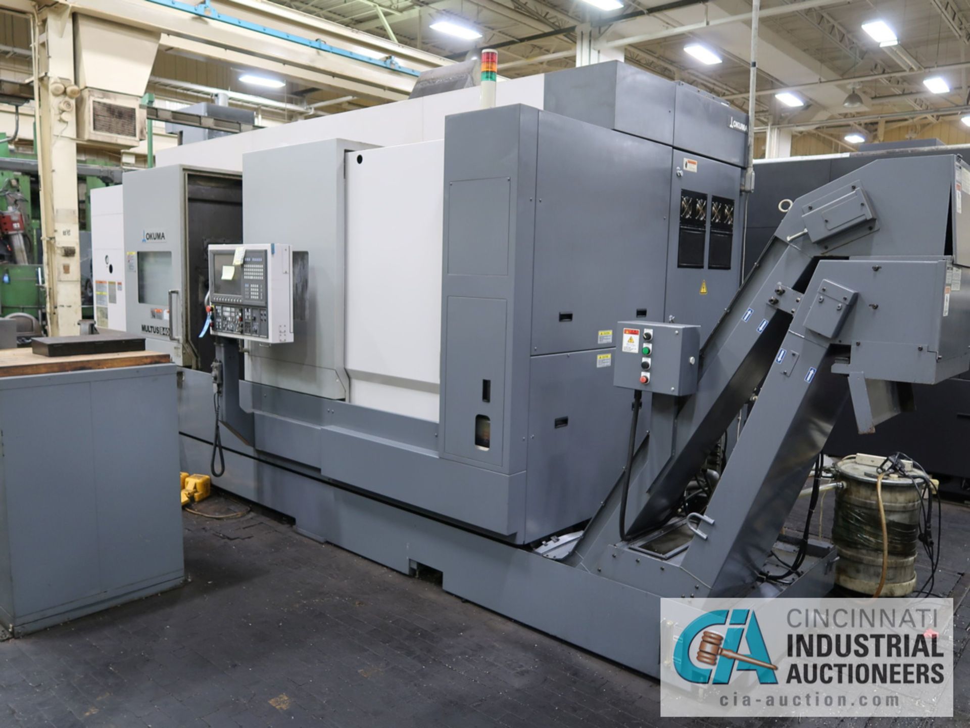 OKUMA MULTUS B400 CNC TURNING AND MILLING CENTER; S/N 125658 (10/2006) W/ OSP-P200L - Image 2 of 14