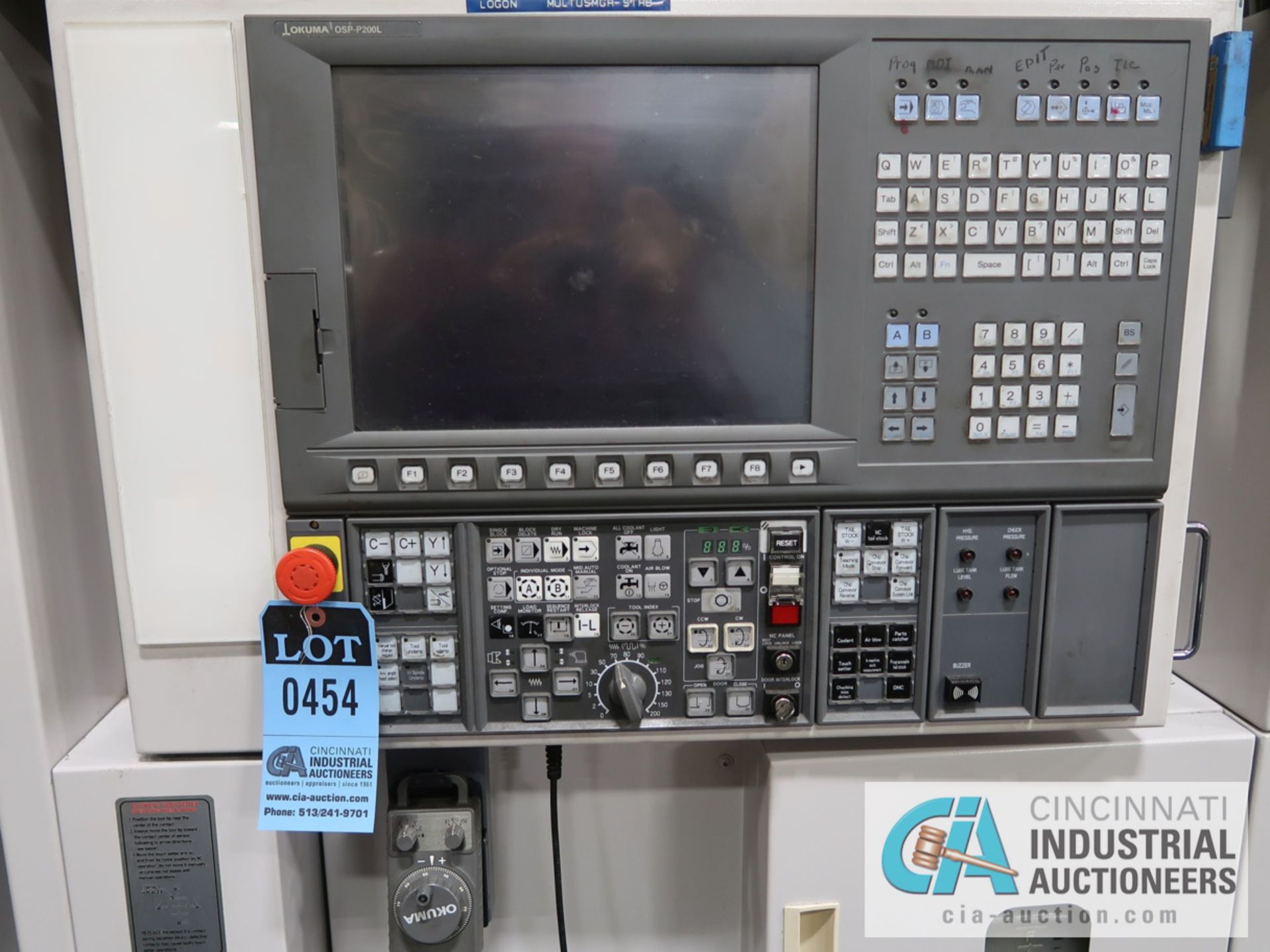 OKUMA MULTUS B200 CNC TURNING AND MILLING CENTER; S/N 153872 (3/2011) - Image 5 of 15