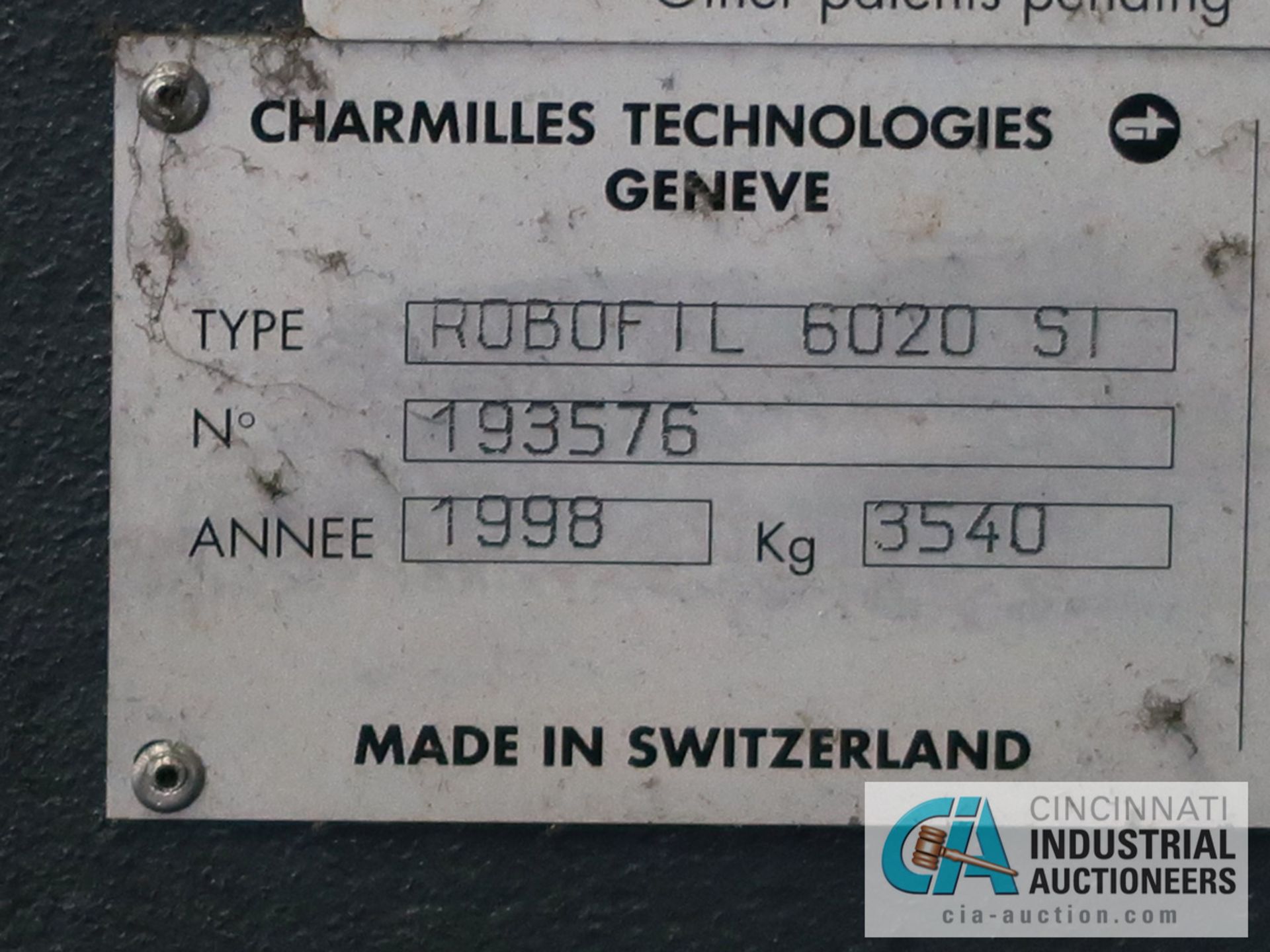 CHARMILLES MODEL ROBOFIL 6020SI CNC WIRE EDM; S/N 193576 (1998), CHARMILLES TYPE GENERATOR CONTROL & - Image 18 of 19