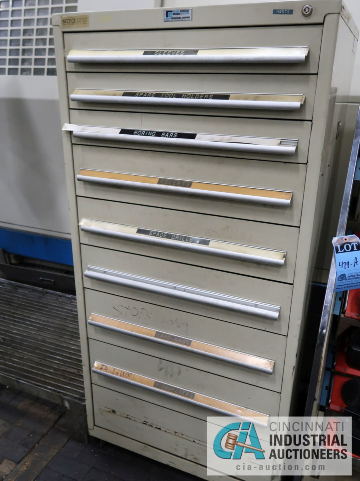 9-DRAWER NU-ERA CABINET WITH MISC. TOOLING