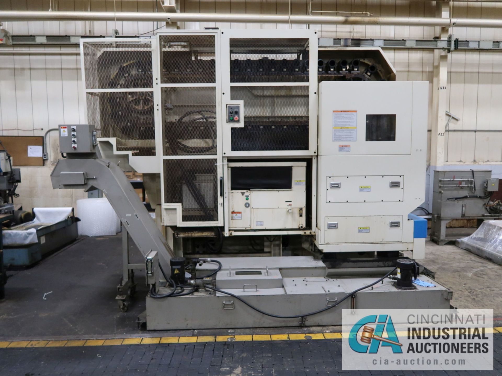 OKUMA MODEL MA-550VB CNC VERTICAL MACHINING CENTER; S/N 0068, 0SP-U100M CNC CONTROL, 22" X 51" - Image 2 of 10