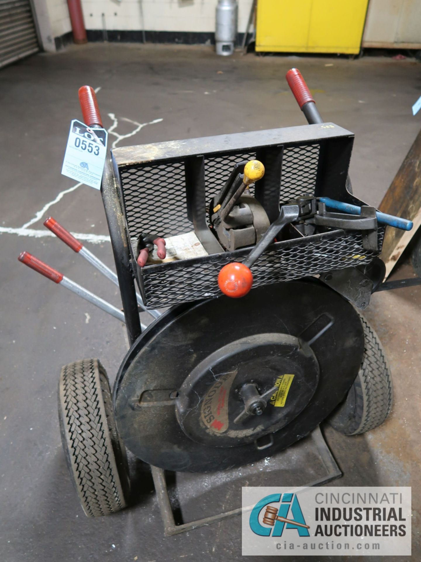 BANDING CART WITH TOOLS