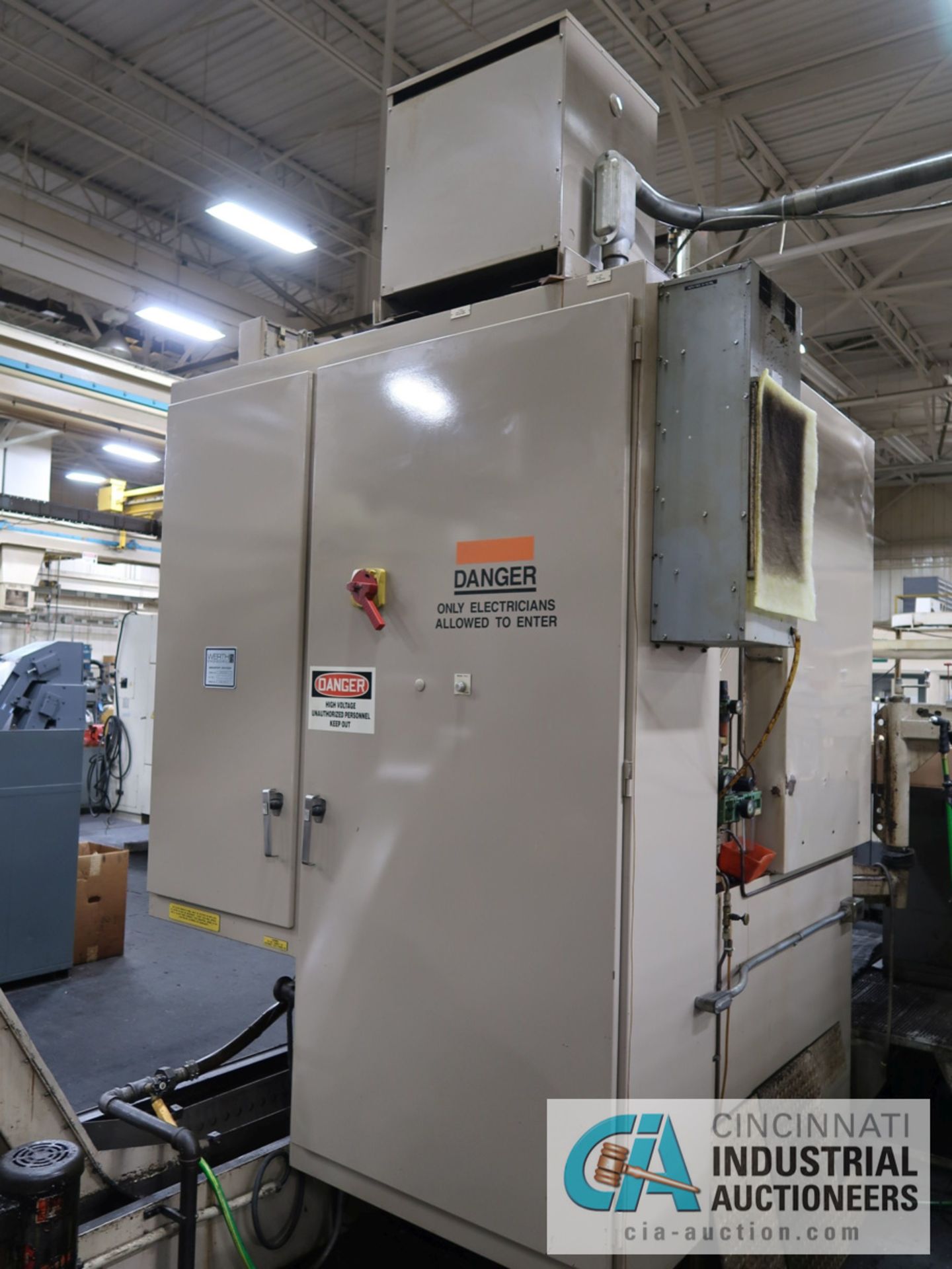 WERTH MODEL 1218S-VNC-T5 CNC VERTICAL TURNING CENTER; S/N 9246- 0596, FANUC 16T CONTROL, 12" - Image 11 of 12