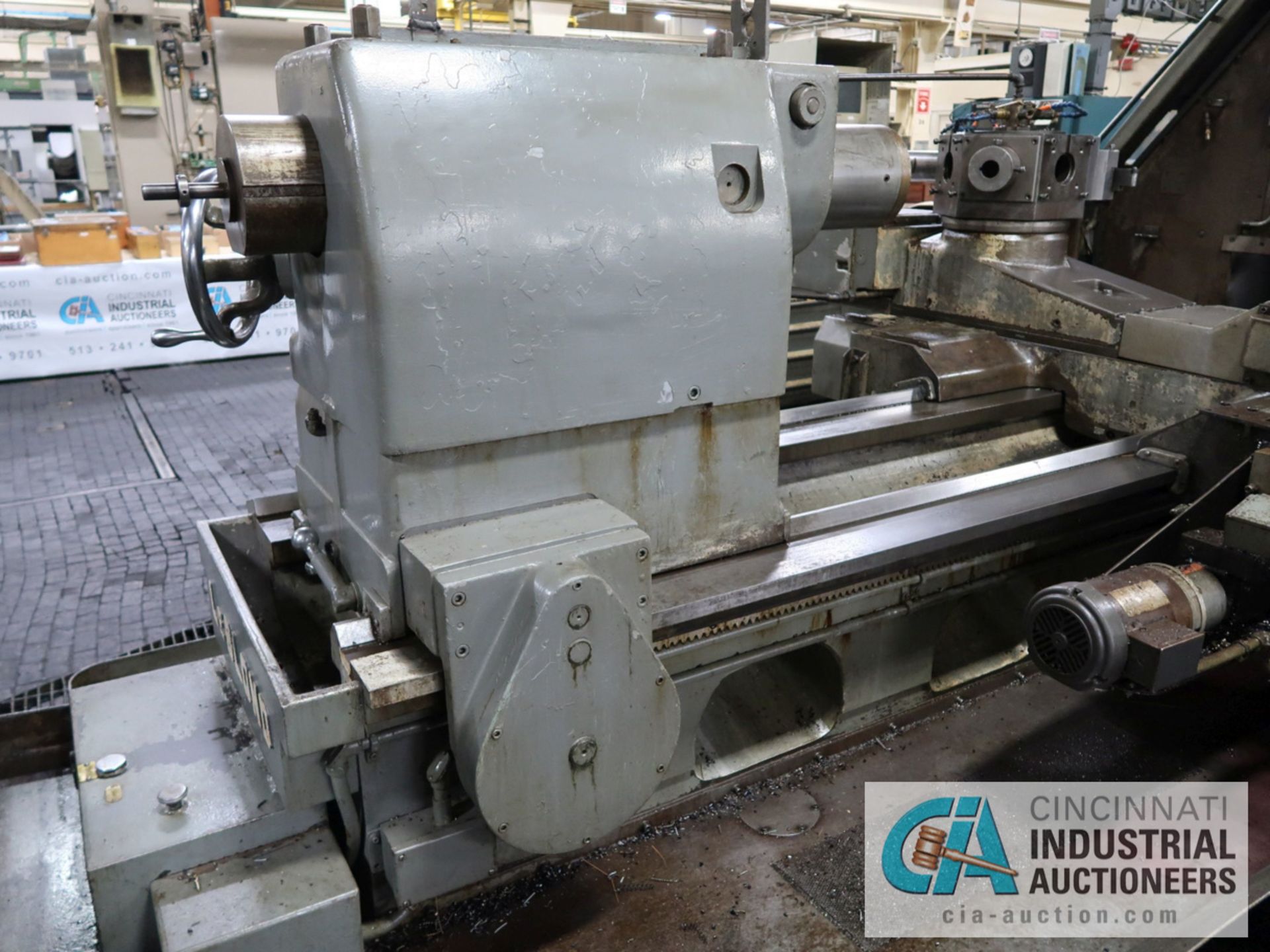 48” X 108” LEBLOND 15” HOLLOW SPINDLE MODEL 5029 N/C FLAT BED LATHE; GE 1050 CONTROL, 32” CHUCK, - Image 13 of 22
