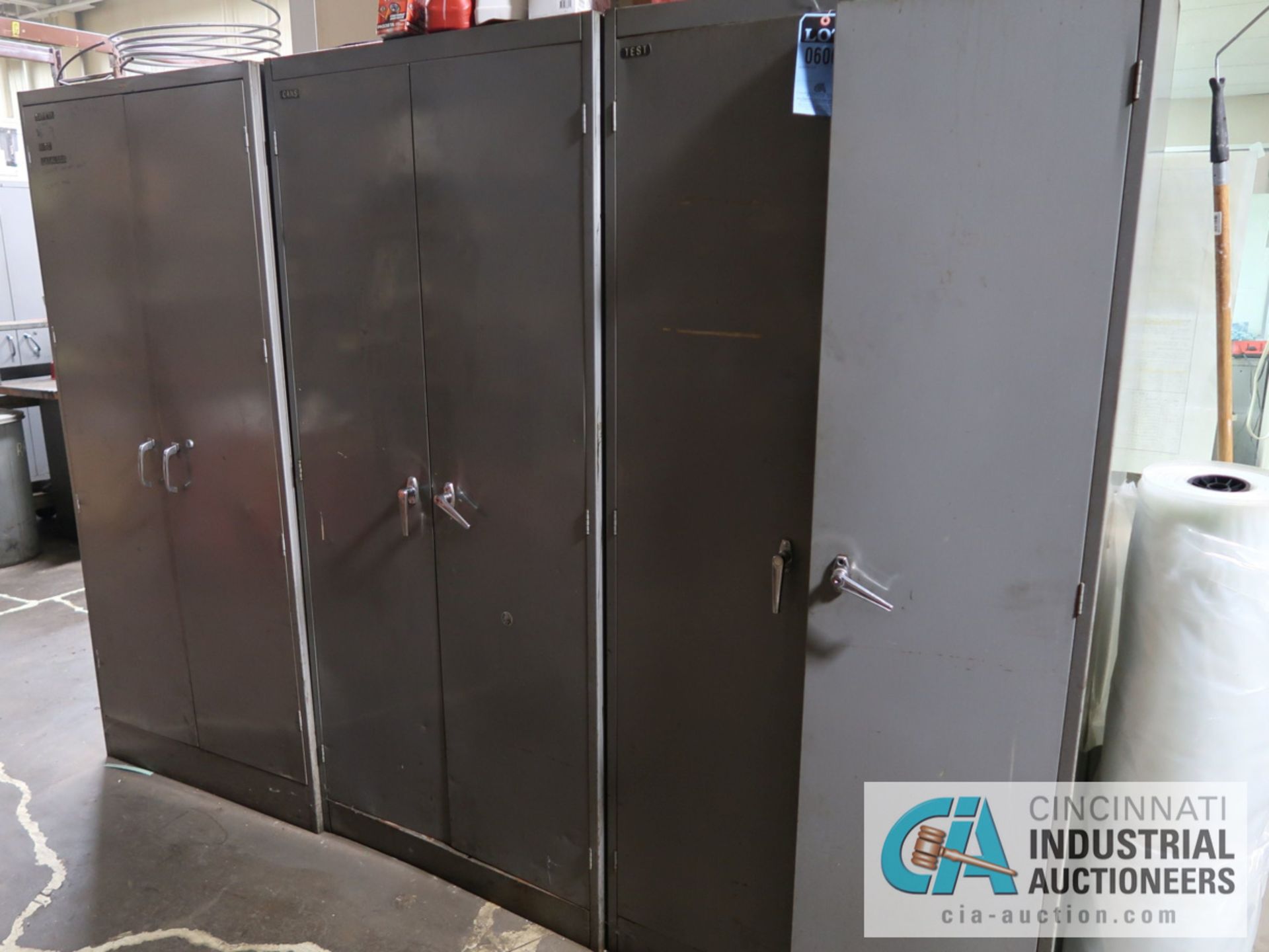 2-DOOR CABINET WITH CONTENTS, TEST EQUIPMENT