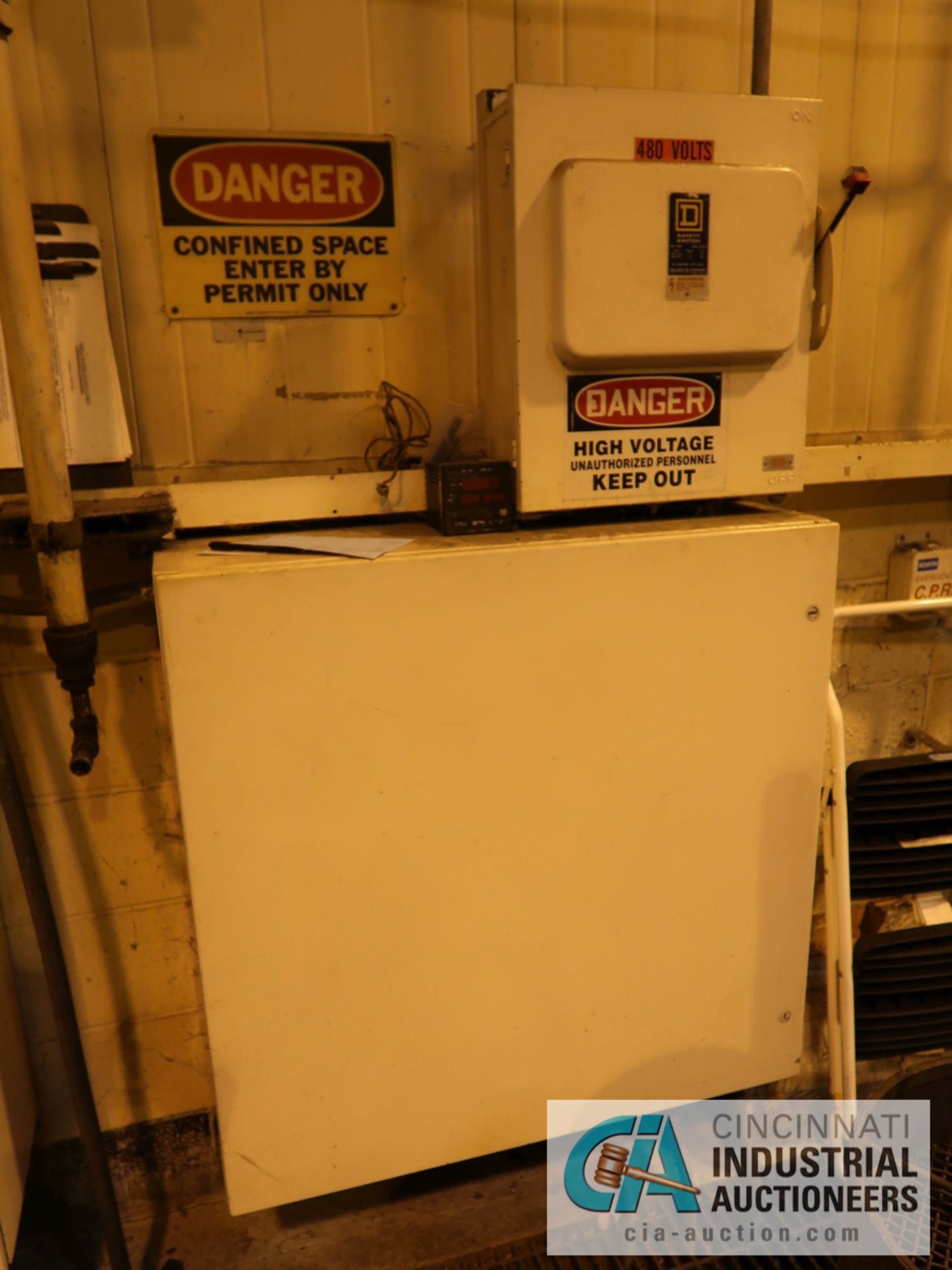 LEEDS & NORTHRUP ELECTRIC HOMO FURNACE; MODEL 9464-UB-16- 40, 1400 DEGREE MAX TEMP - Image 4 of 5