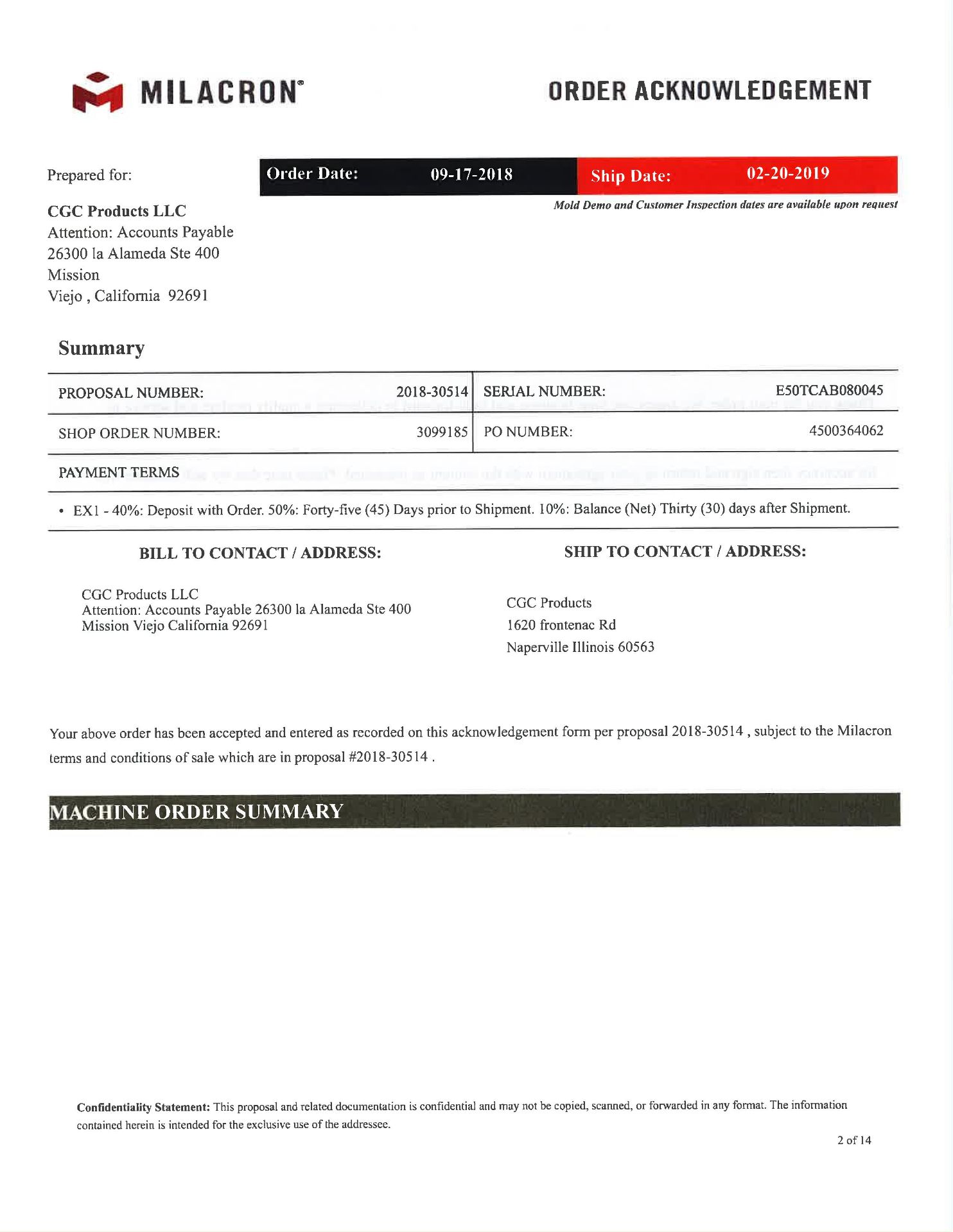 35 MM CINCINNATI MILACRON MODEL TC-35 CONICAL TWIN SCREW EXTRUDER; S/N E50TCAB08045, 22 HOURS - Image 37 of 49