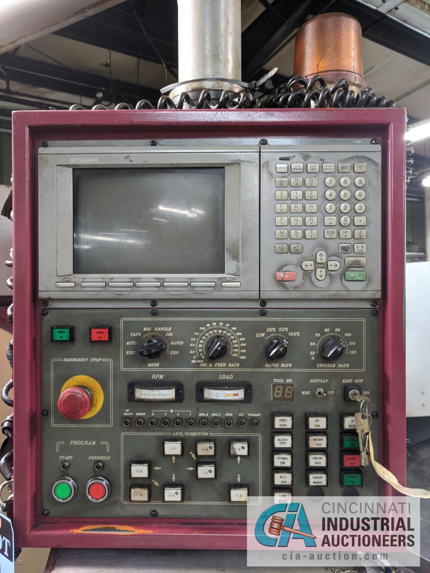 (Former lot 31) JOHNFORD MODEL VMC1620 CNC VMC; S/N F6052 (NEW 1996), Magnetic Chuck Not Included - Image 7 of 16