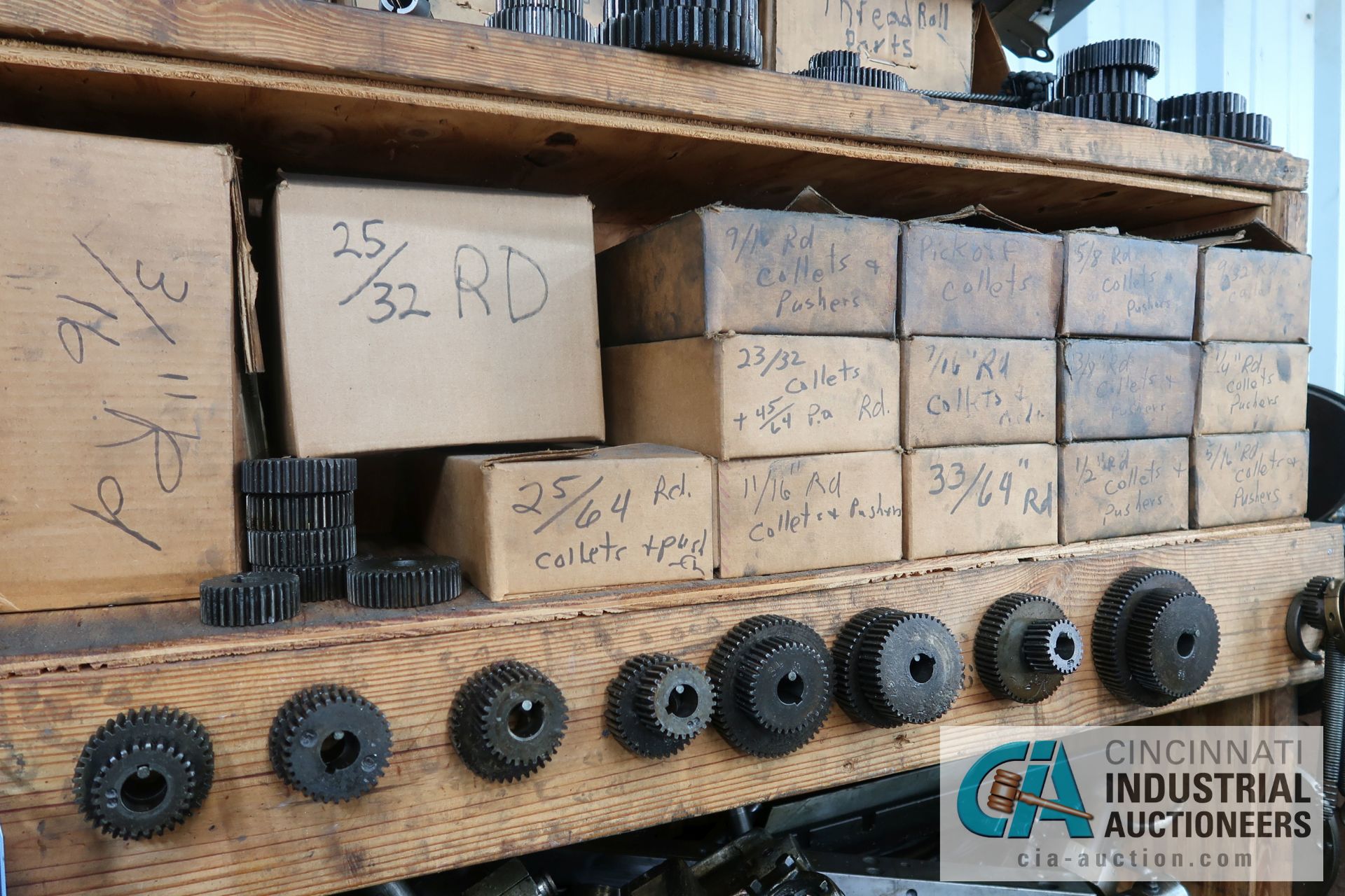 (LOT) LARGE ASSORTMENT MISCELLANEOUS DAVENPORT TOOLING, ATTACHMENTS, GEARS, CAMS AND OTHER RELATED - Image 5 of 21