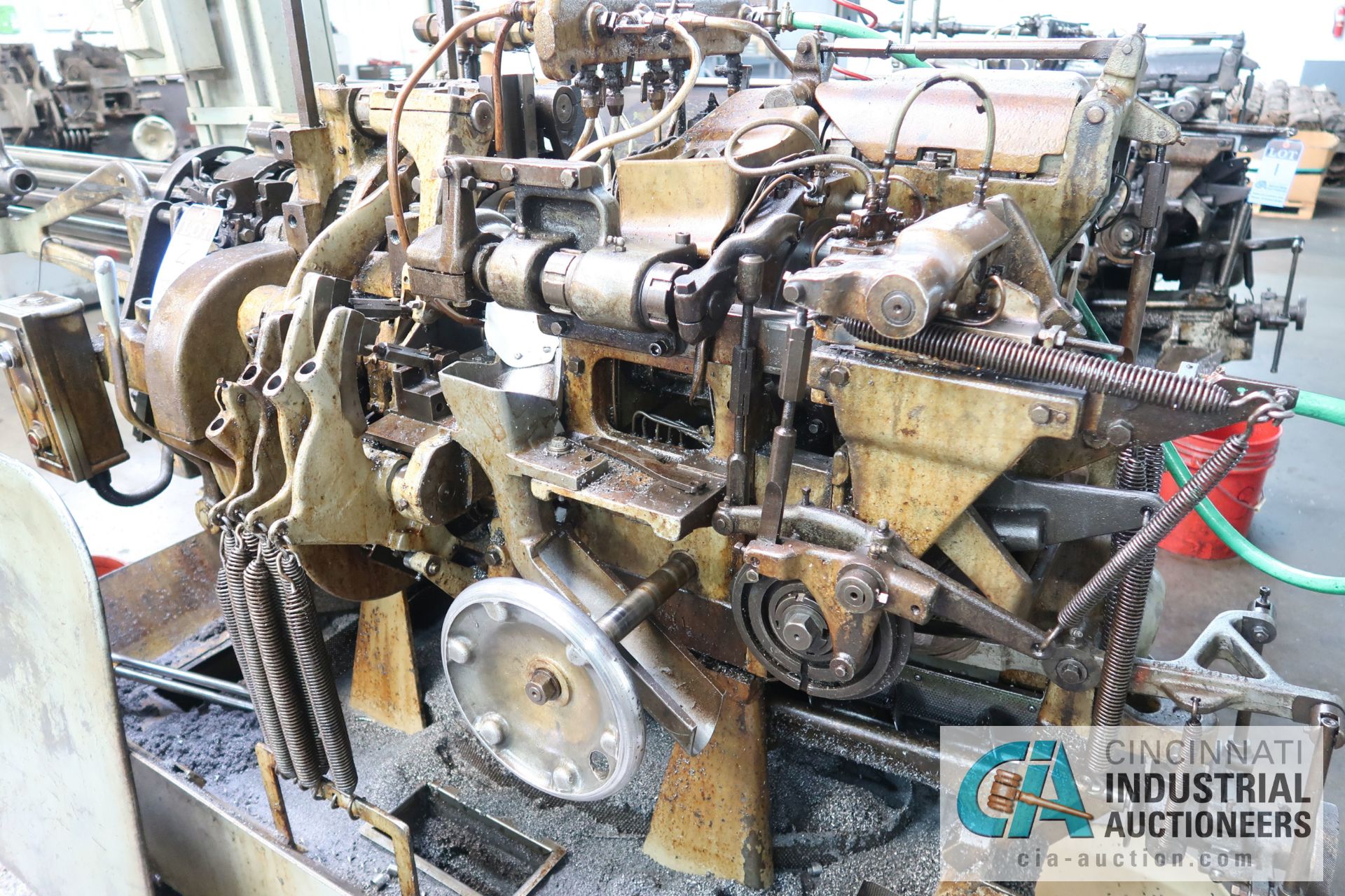 3/4" DAVENPORT 5-SPINDLE SCREW MACHINE; S/N 8077 (NEW 11-1973), WITH THREADING CLUTCH, PICK OFF, - Image 2 of 4