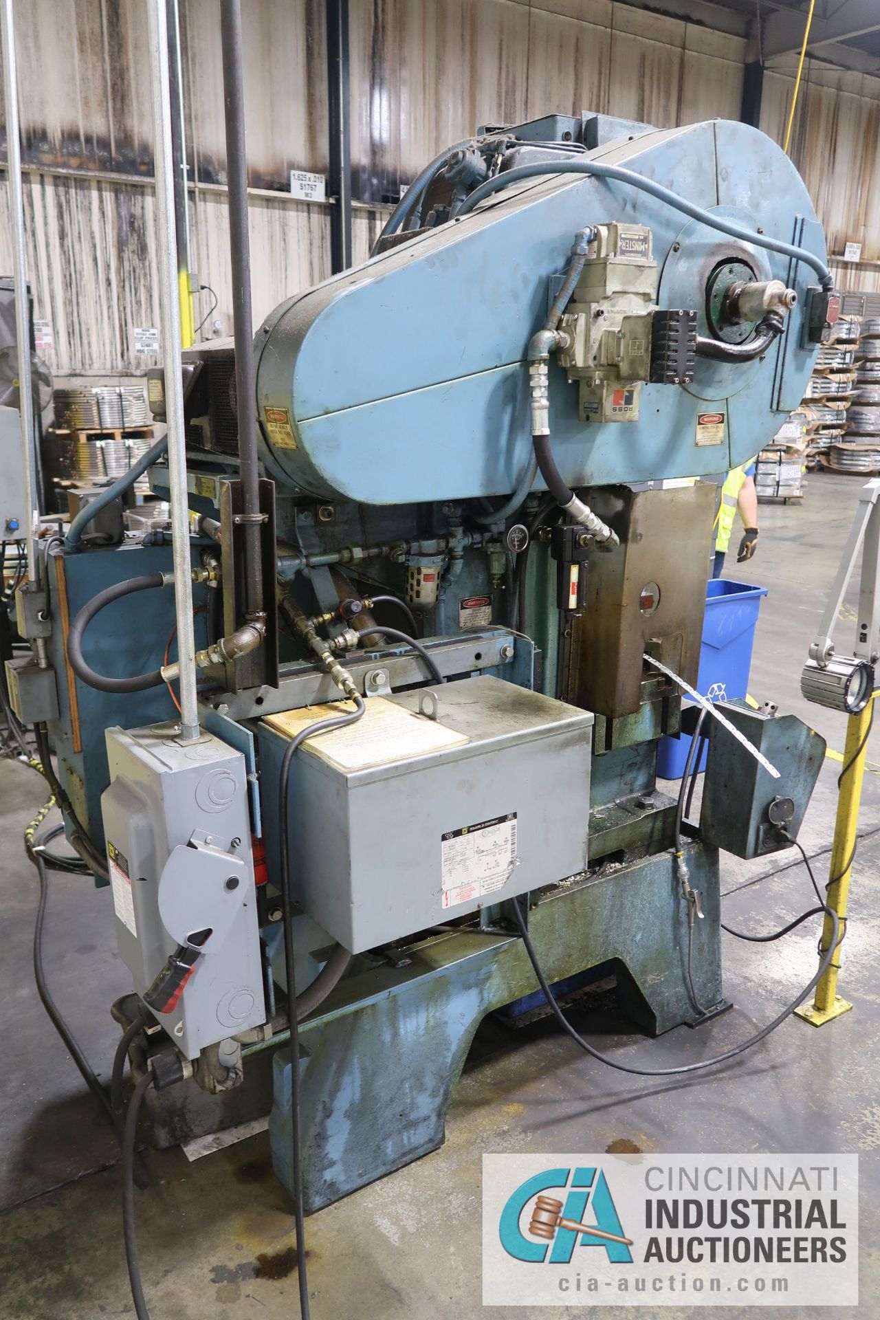 22-TON MINSTER MODEL B1-22 HIGHI SPEED FIXED BASE PRESS; S/N B1-22-21850, 20.5" X 12" BOLSTER, 1. - Image 8 of 8