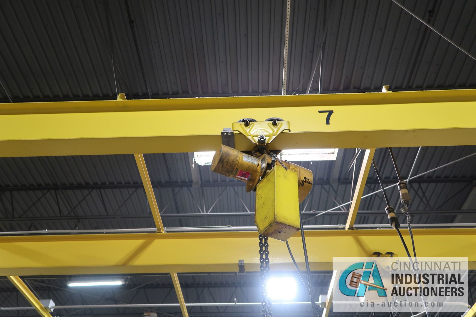 2-TON BUDGIT ELECTRIC TROLLEY TYPE CHAIN HOIST WITH PENDANT