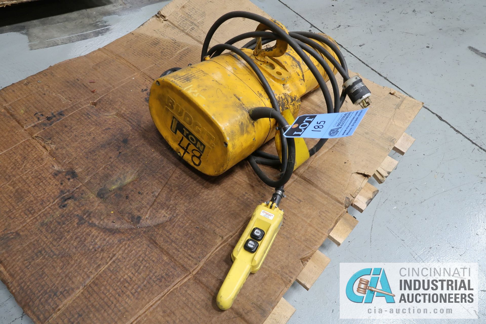 1-TON BUDGIT ELECTRIC CHAIN HOIST