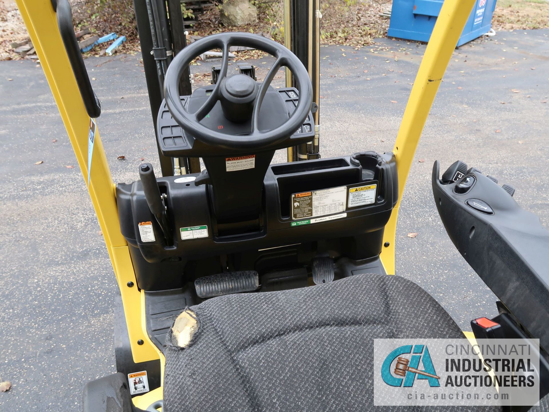 7,000 LB HYSTER MODEL S70 FT LP GAS FORKLIFT; S/N G187V02112M, 80" MAST HEIGHT, 122" MAX LIFT - Image 9 of 11