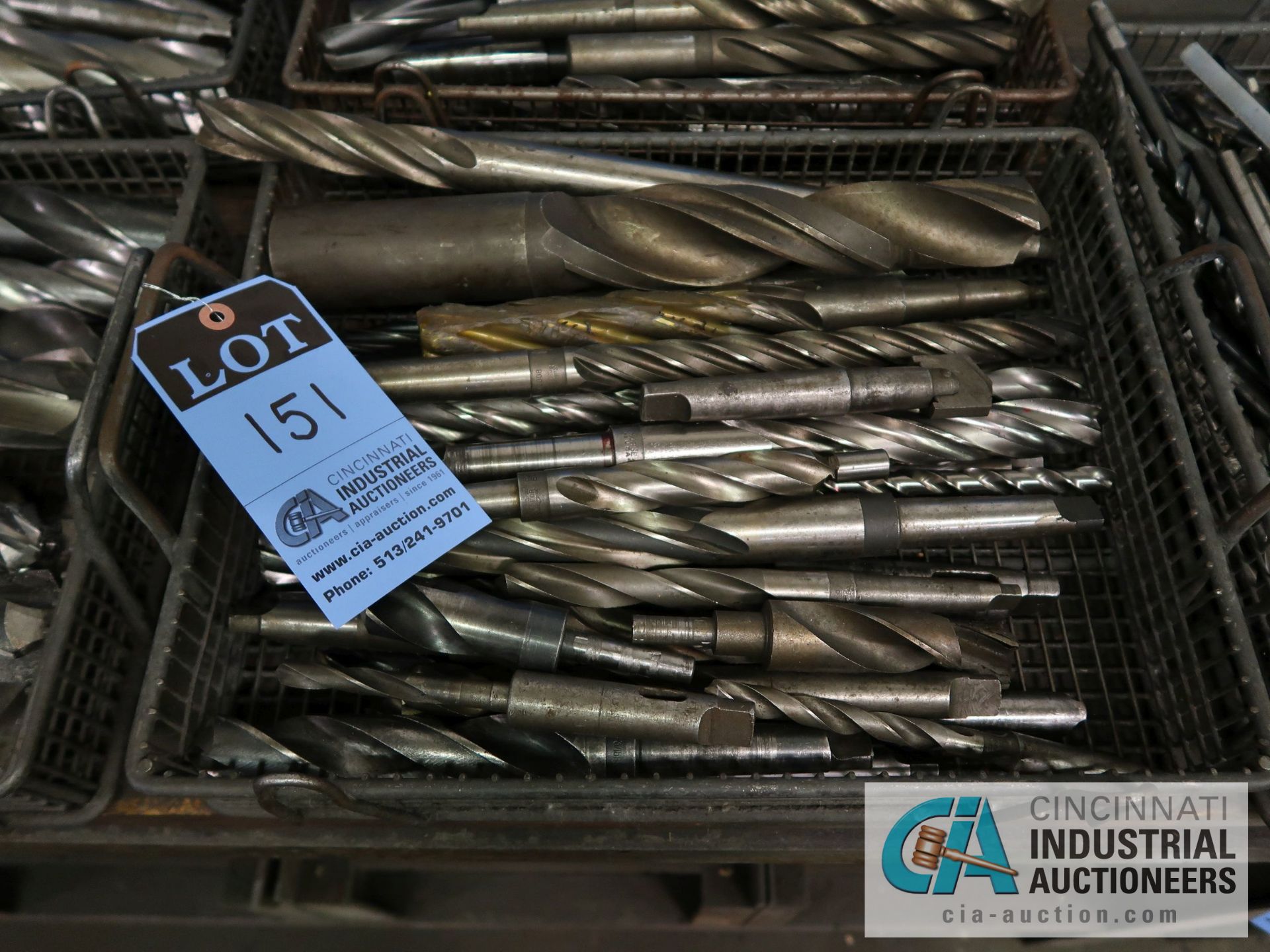 (LOT) MISC. SIZE MORSE TAPER DRILLS