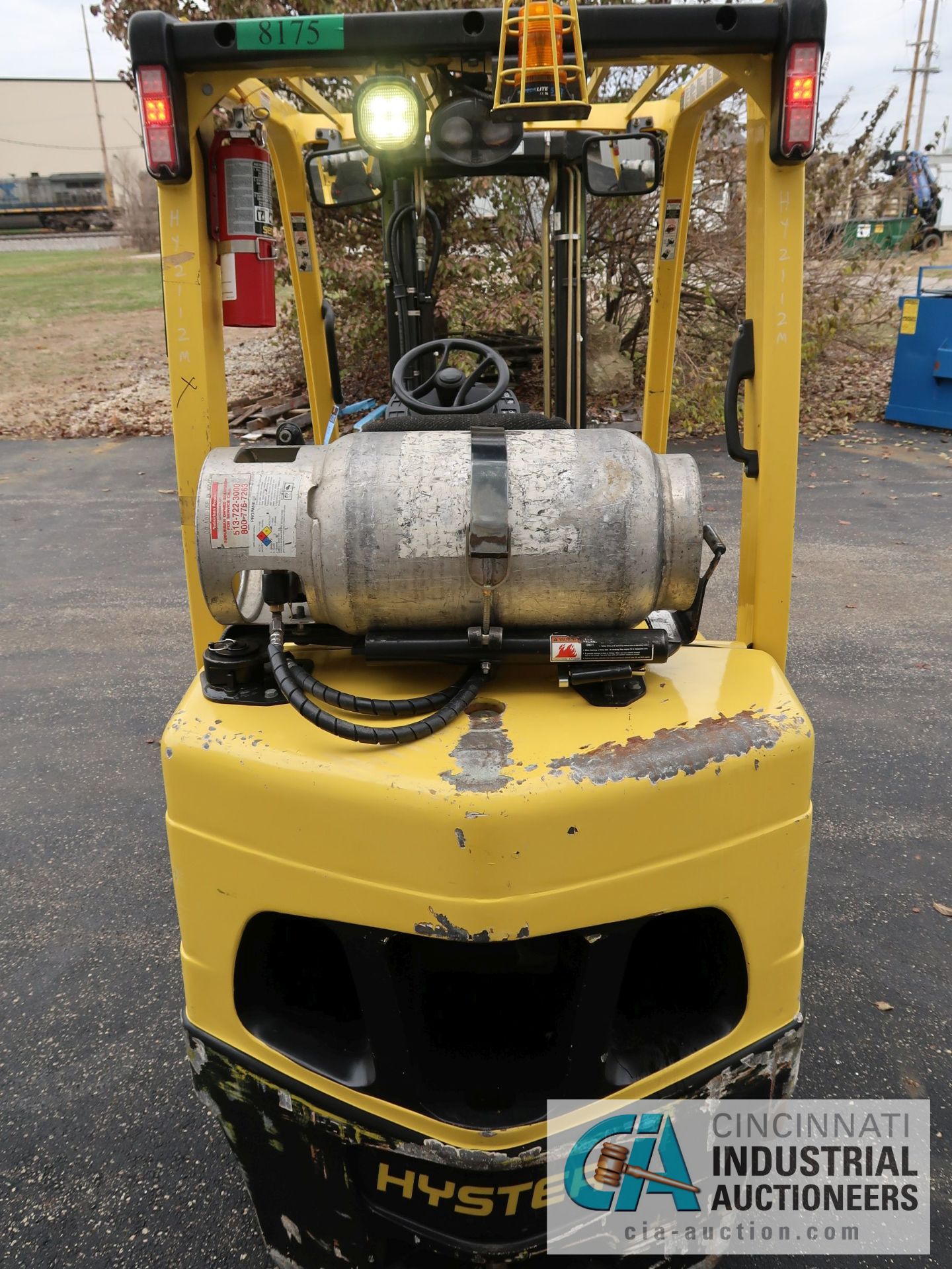 7,000 LB HYSTER MODEL S70 FT LP GAS FORKLIFT; S/N G187V02112M, 80" MAST HEIGHT, 122" MAX LIFT - Image 6 of 11