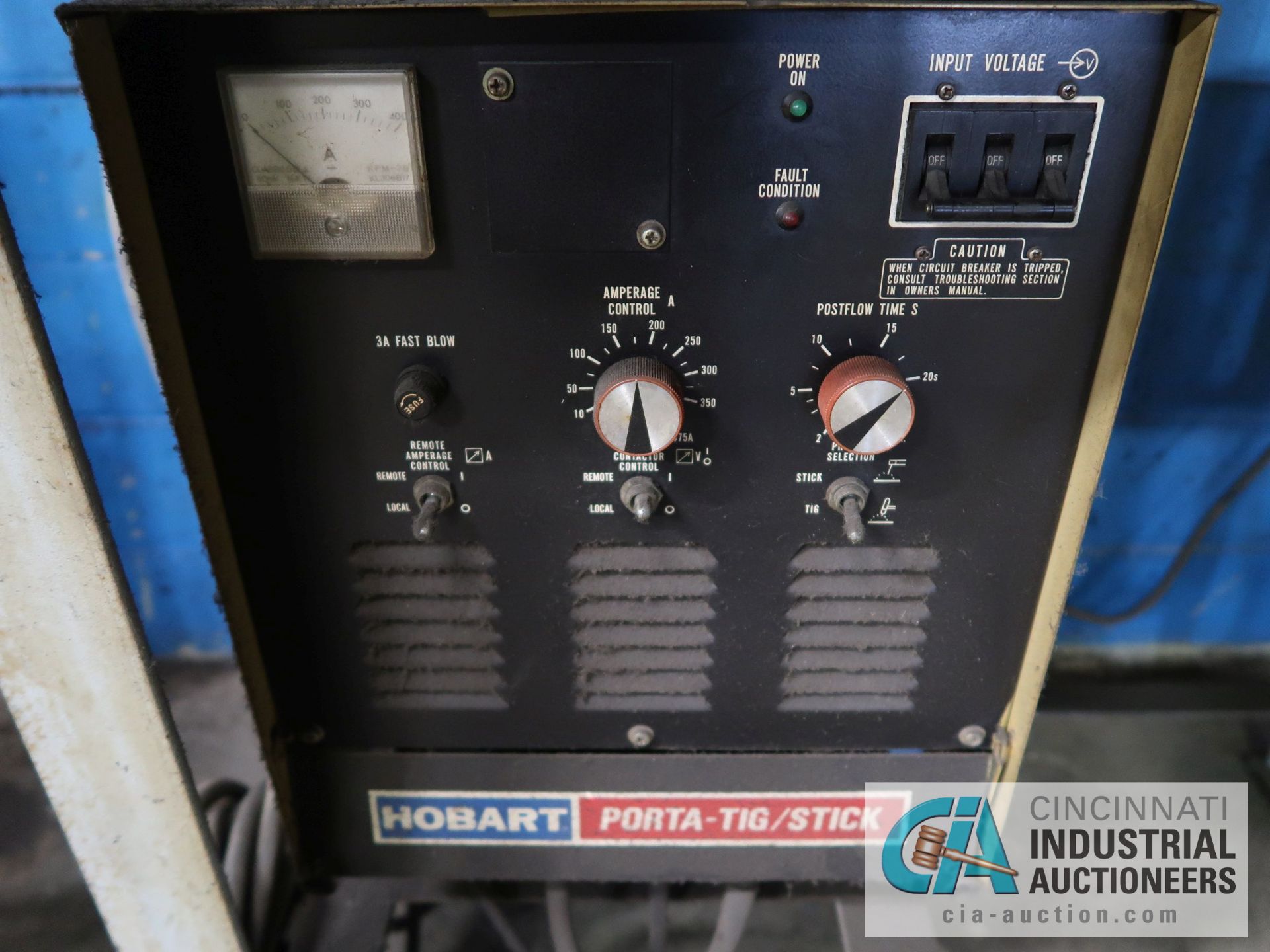 300A HOBART MODEL PORTA-TIG / STICK DC WELDER; S/N 87WS13194 - Image 2 of 2