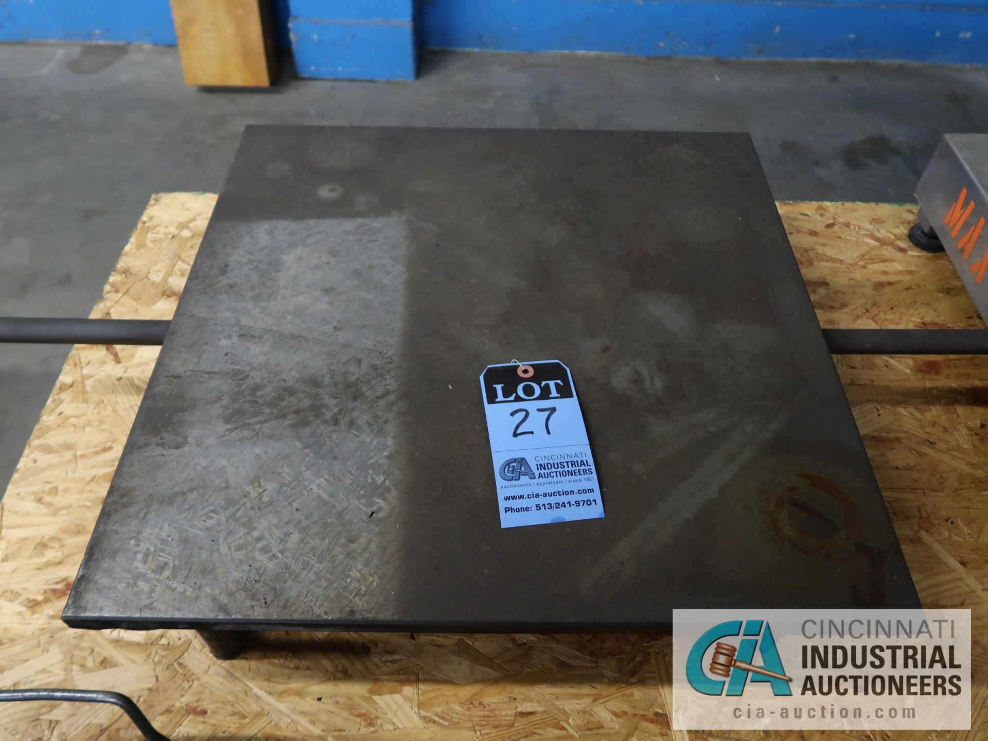 24" X 24" STEEL SURFACE PLATE