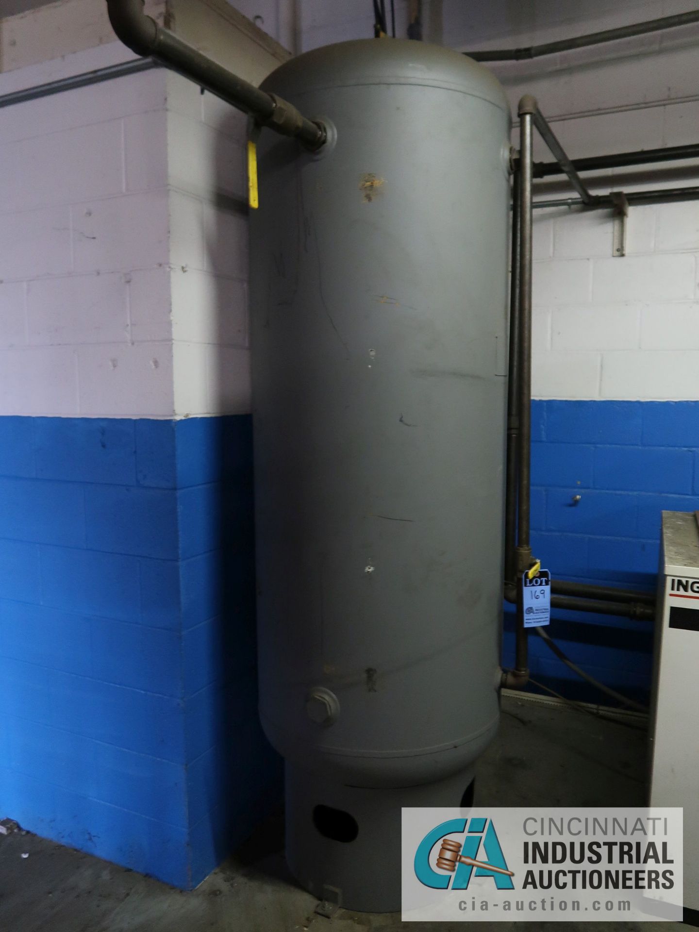 200-GAL COMPRESSED AIR RECEIVING TANK