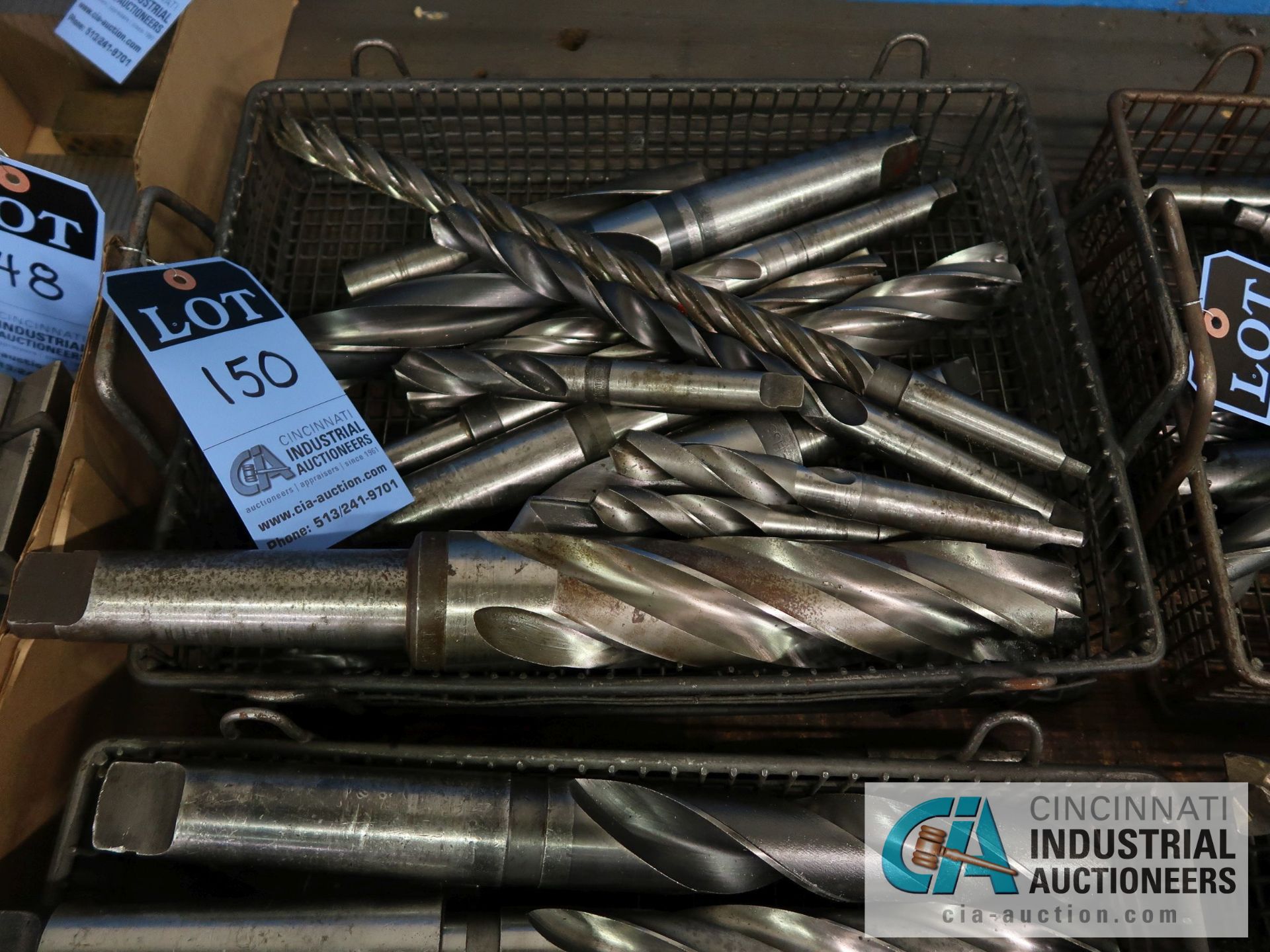 (LOT) MISC. SIZE MORSE TAPER DRILLS