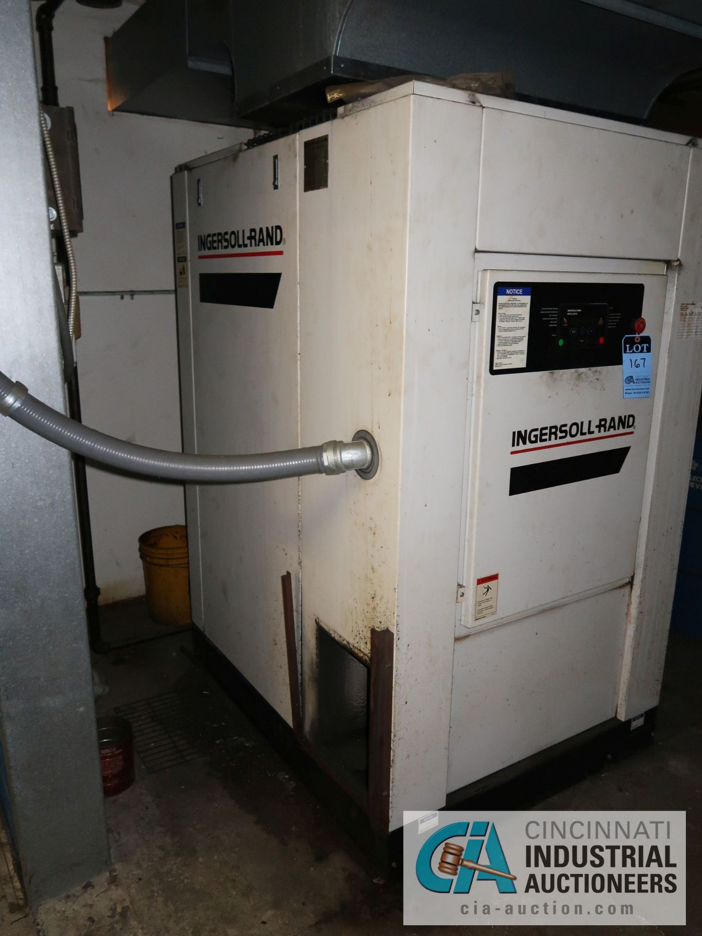 50-HP INGERSOLL RAND MODEL SSR-EP50SE AIR COMPRESSOR; S/N G7348U98307, 125 PSIG - Image 2 of 4