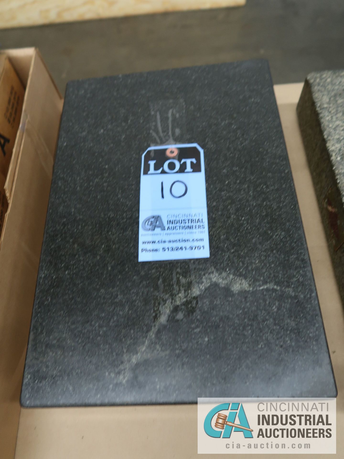 18" X 12" X 2" THICK 4-LEDGE GRANITE SURFACE PLATE
