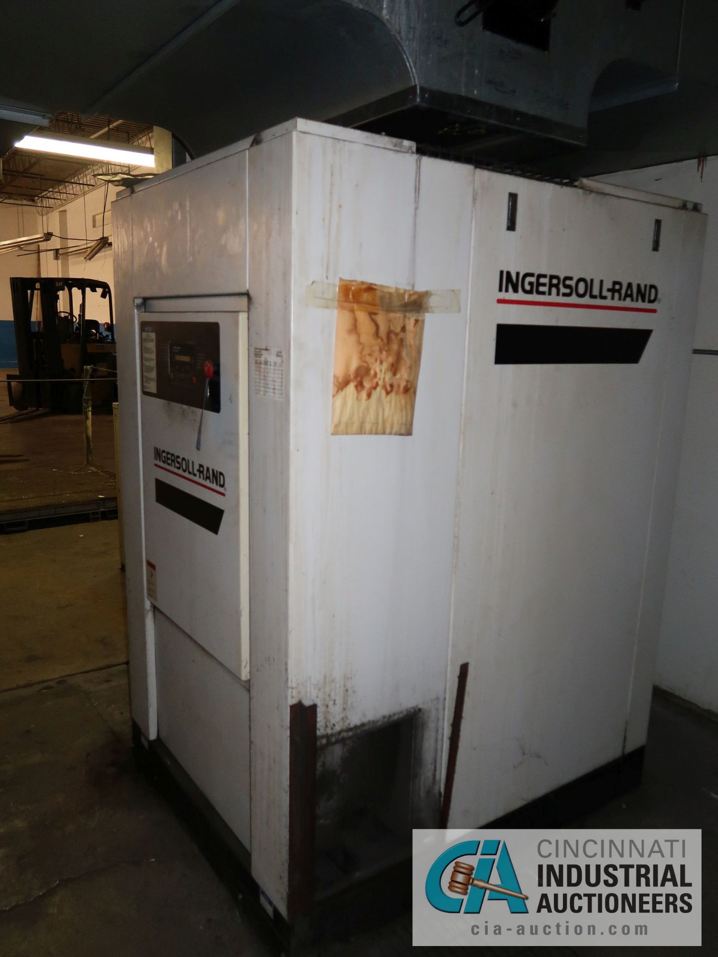 50-HP INGERSOLL RAND MODEL SSR-EP50SE AIR COMPRESSOR; S/N G7348U98307, 125 PSIG