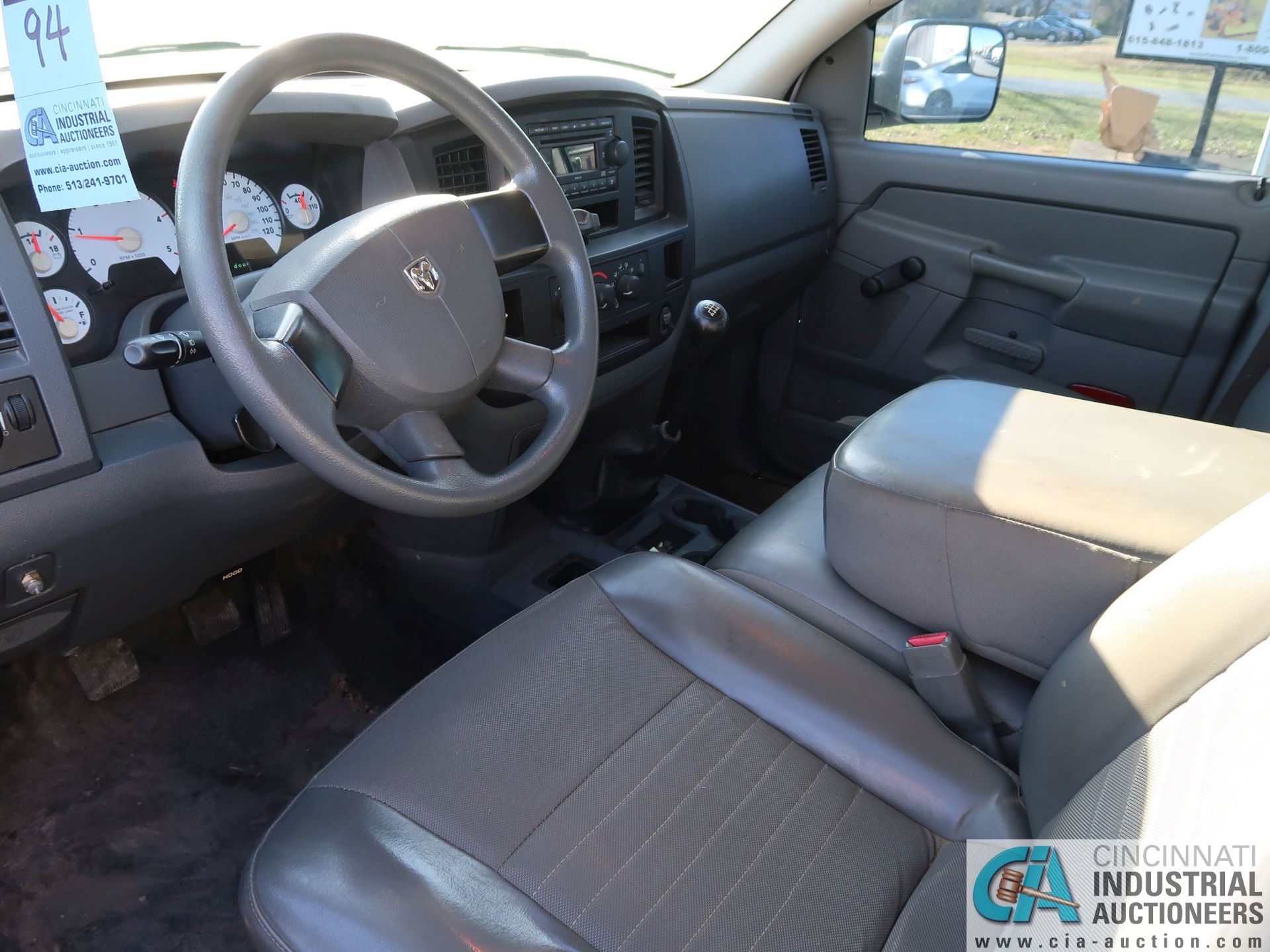 2007 DODGE 3500 RAM FLAT BED DIESEL TRUCK; VIN # 3D6WG48A37G707670, 165,264 MILES SHOWING, CUMMINS - Image 12 of 14