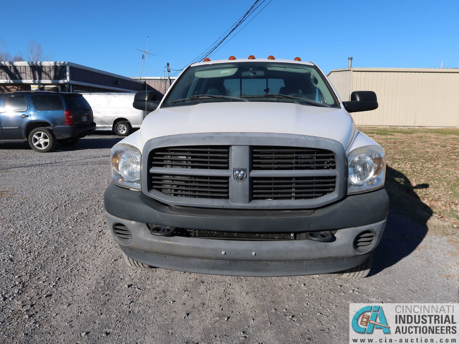 2007 DODGE 3500 RAM FLAT BED DIESEL TRUCK; VIN # 3D6WG48A37G707670, 165,264 MILES SHOWING, CUMMINS - Image 2 of 14