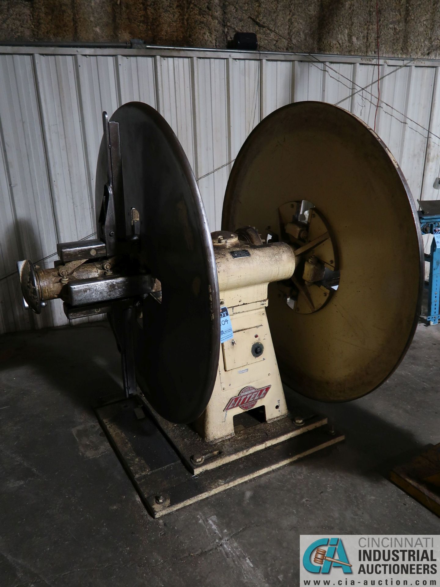 4,000 LB APPROX. LITTELL DOUBLE END UNCOILER; S/N 5-4203-78