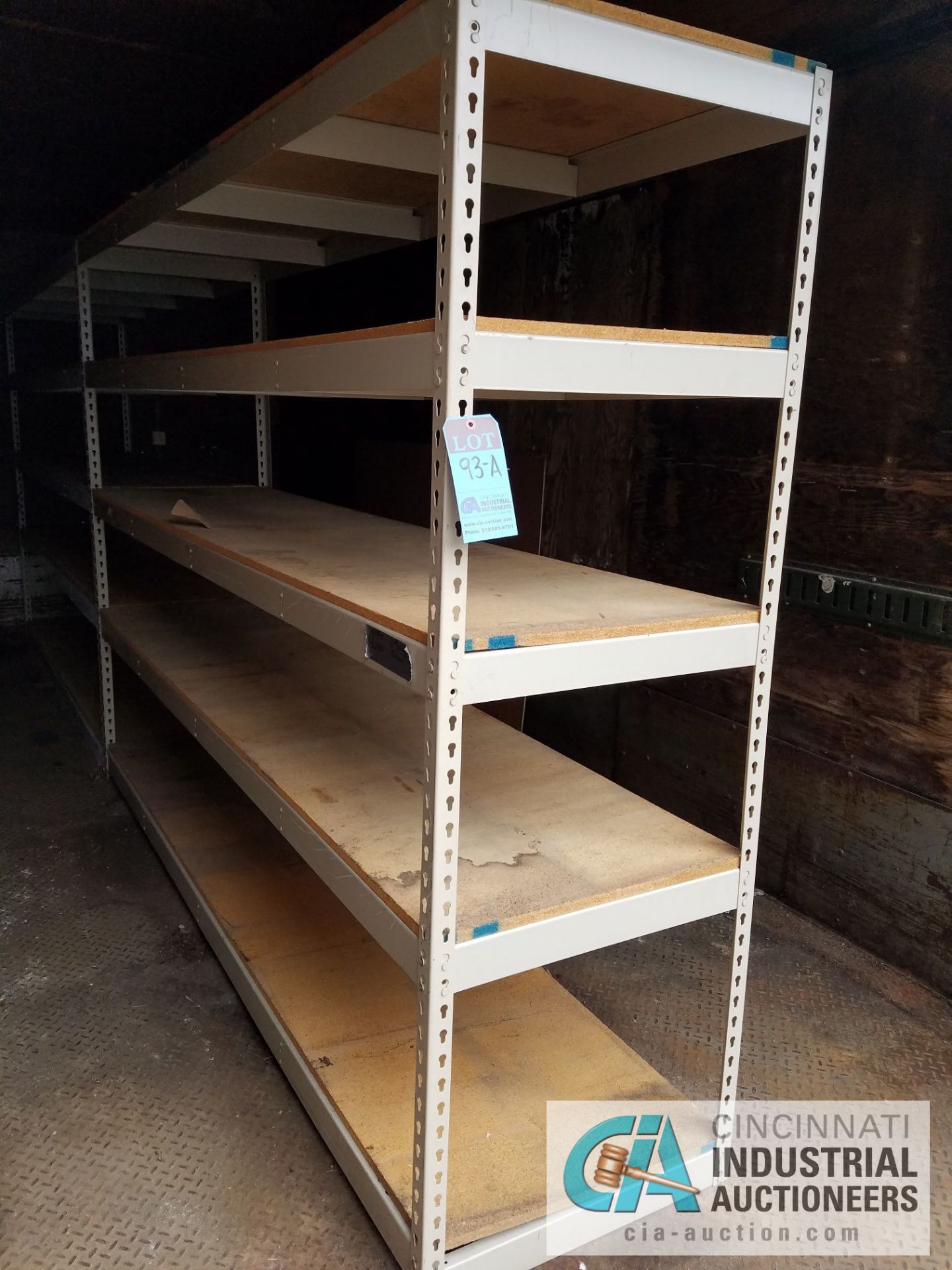 SECTIONS 24" X 96" X 72" HIGH LIGHT DUTY SHELVING