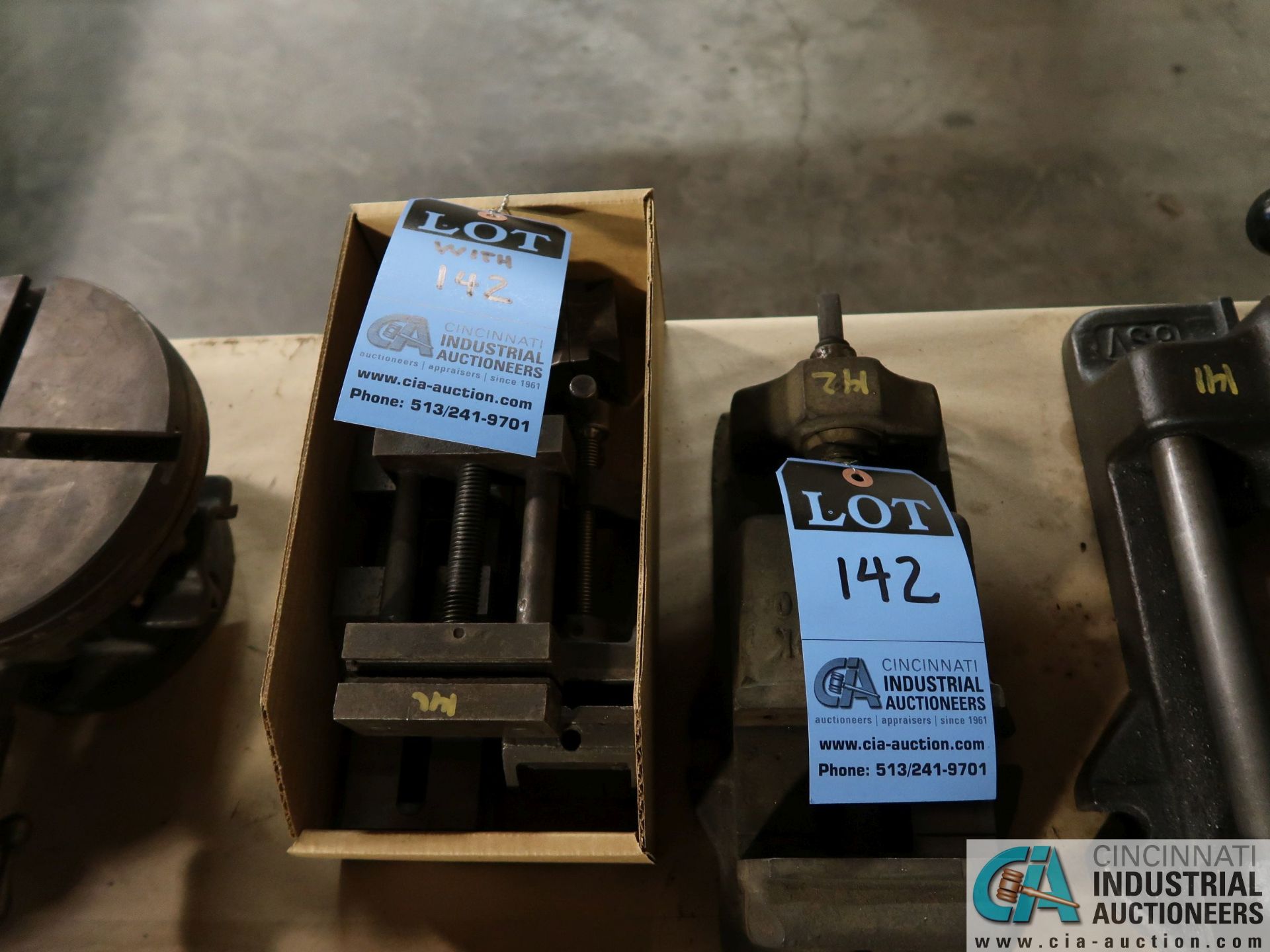 (LOT) 2-1/2" - 3-1/2" PRECISION VISES (3 TOTAL)