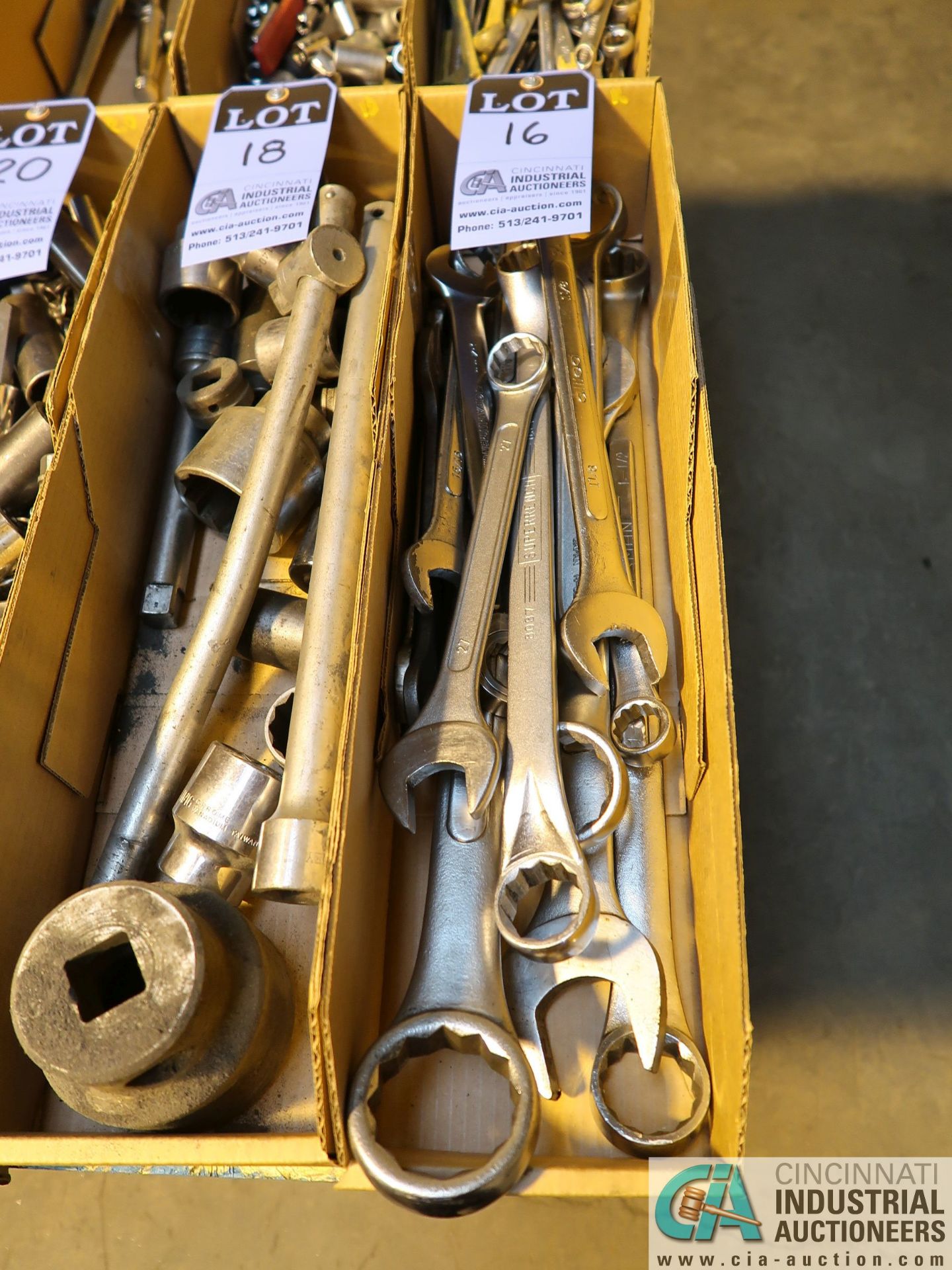 (LOT) LARGE CAPACITY COMBINATION WRENCHES