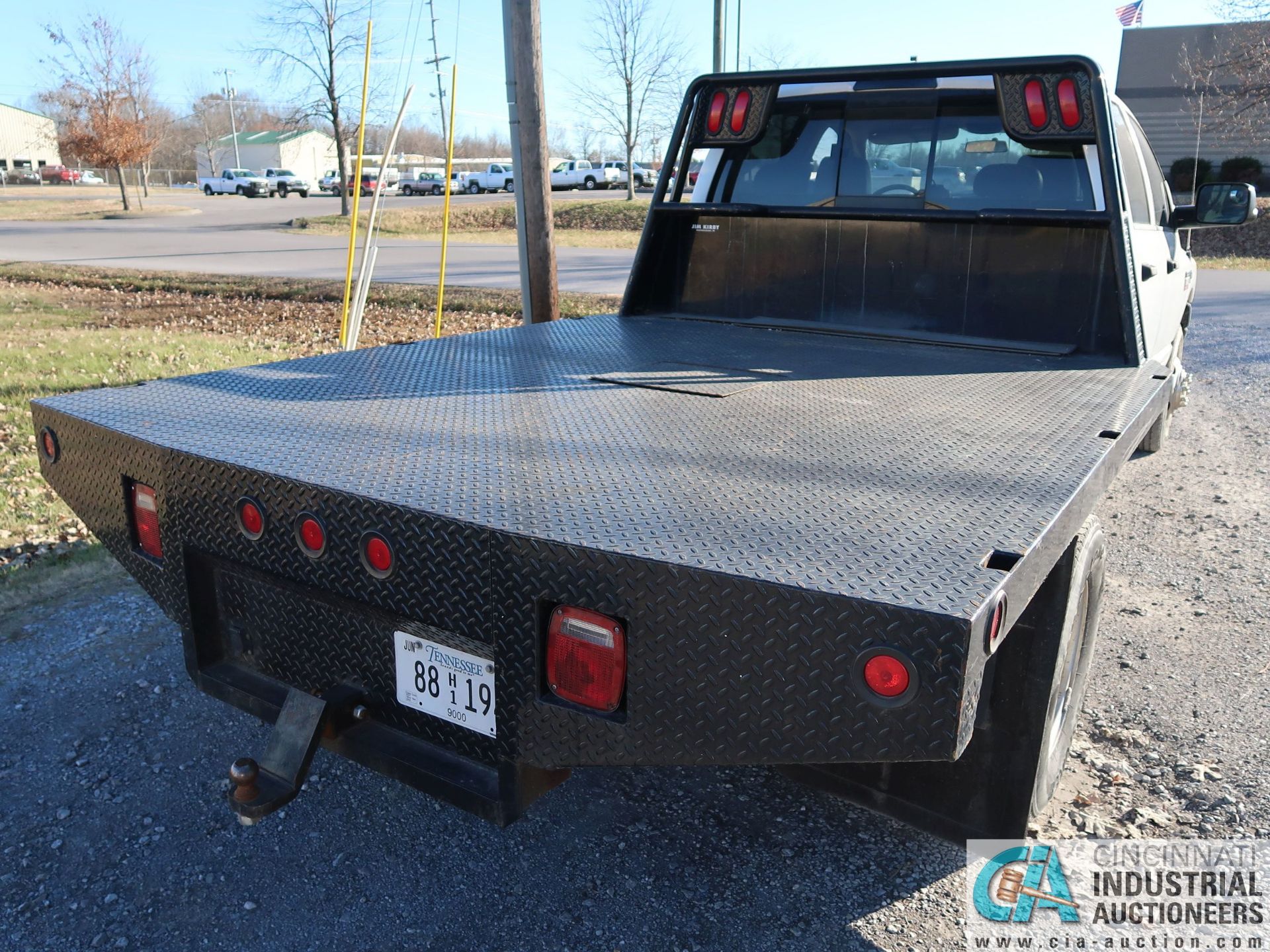 2007 DODGE 3500 RAM FLAT BED DIESEL TRUCK; VIN # 3D6WG48A37G707670, 165,264 MILES SHOWING, CUMMINS - Image 10 of 14