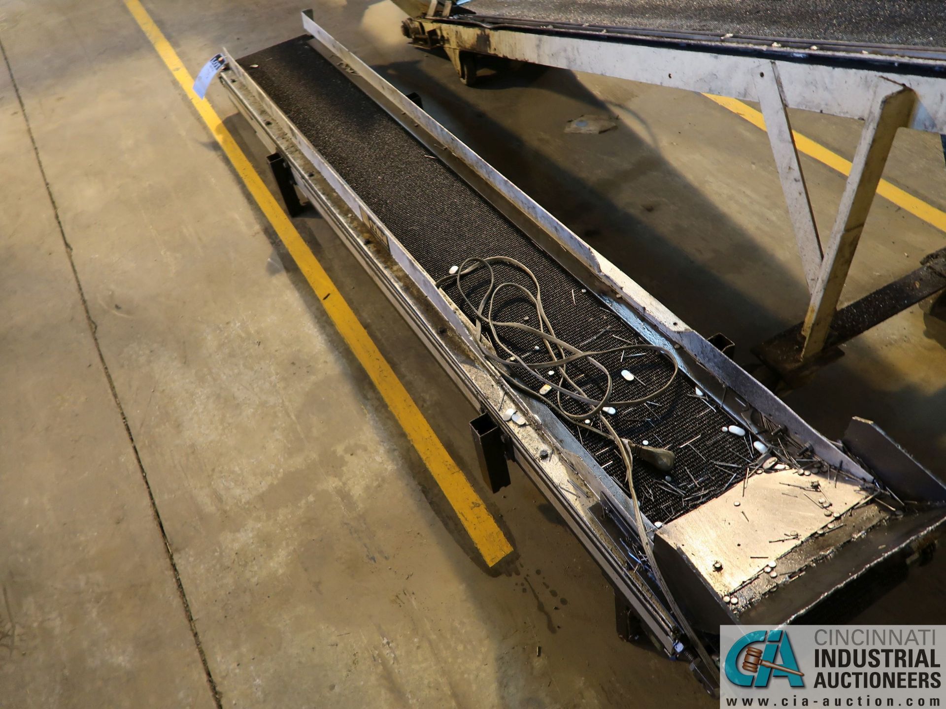 (LOT) MISC. MAKES & SIZE POWER RUBBER BELT CONVEYOR - Image 2 of 3