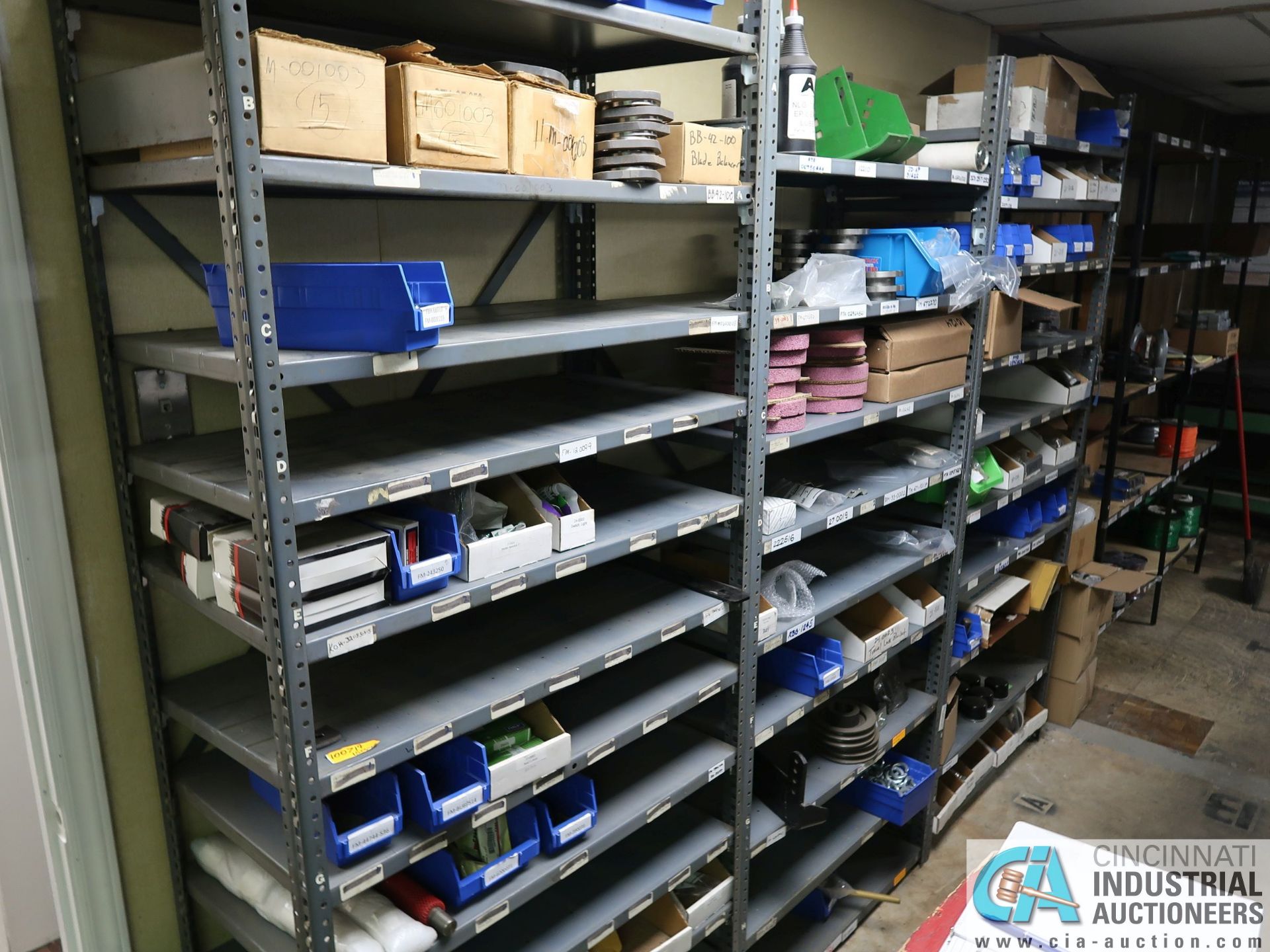 (LOT) BALANCE OF ROOM WITH MISC. SIZE STEEL SHELVING ** NO CONTENTS ** - Image 4 of 4