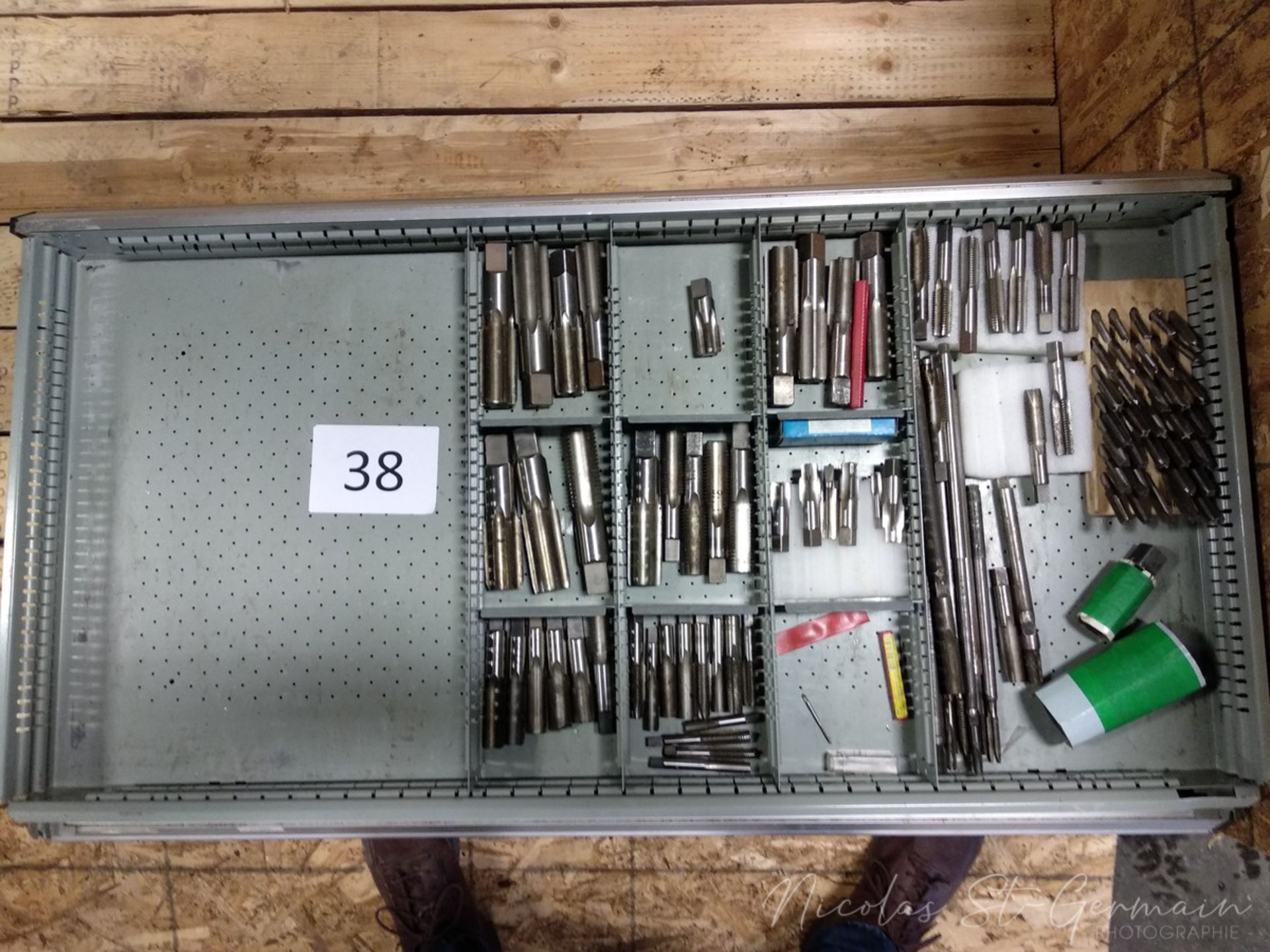 Assorted reamers (Drawer 7 NOT INCLUDED)