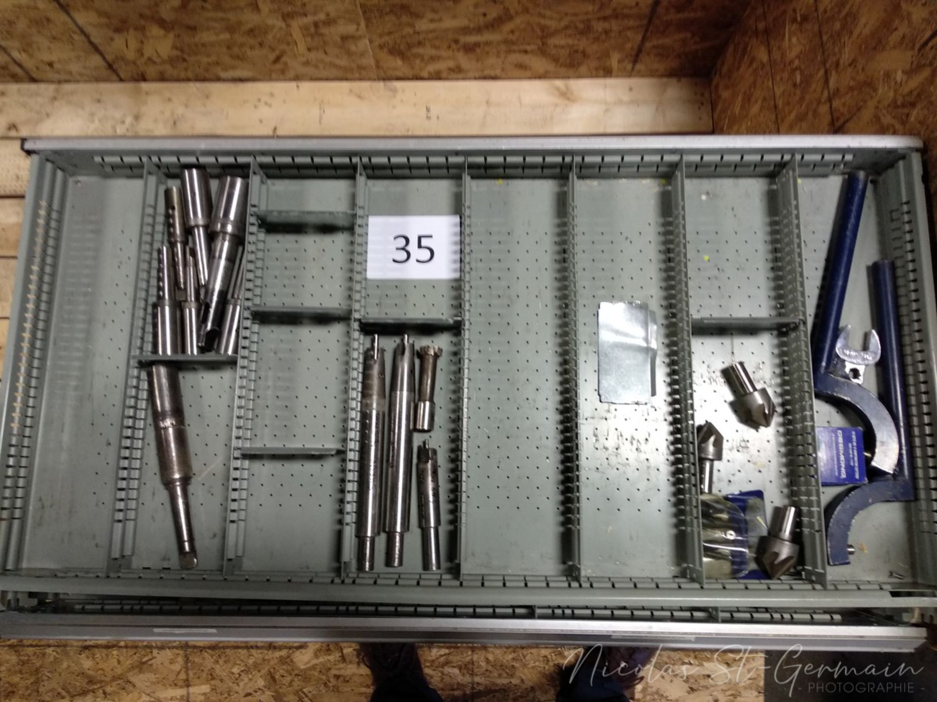 Assorted reamers (Drawer 4 NOT INCLUDED)