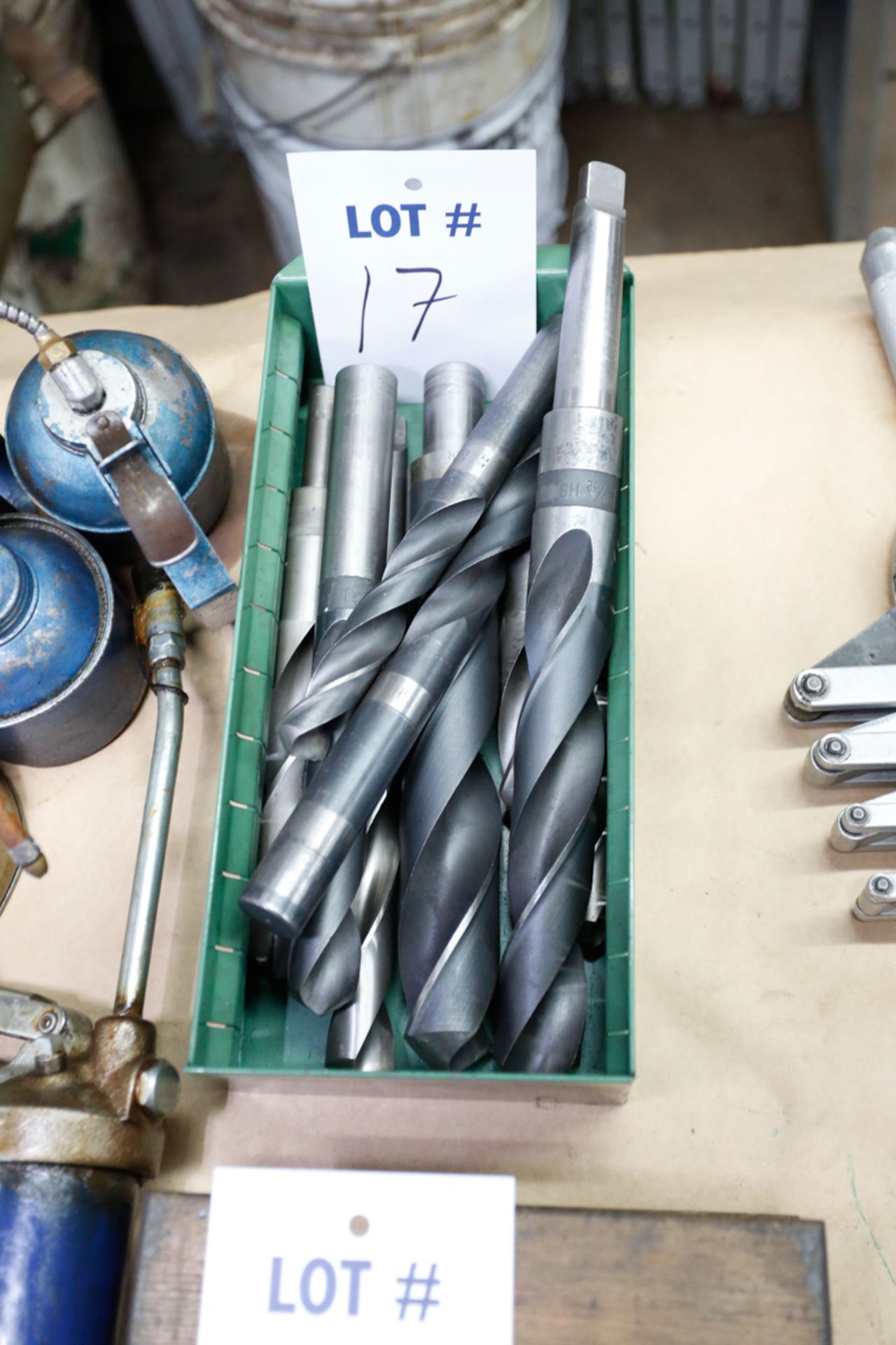 BOX OF DRILL BITS