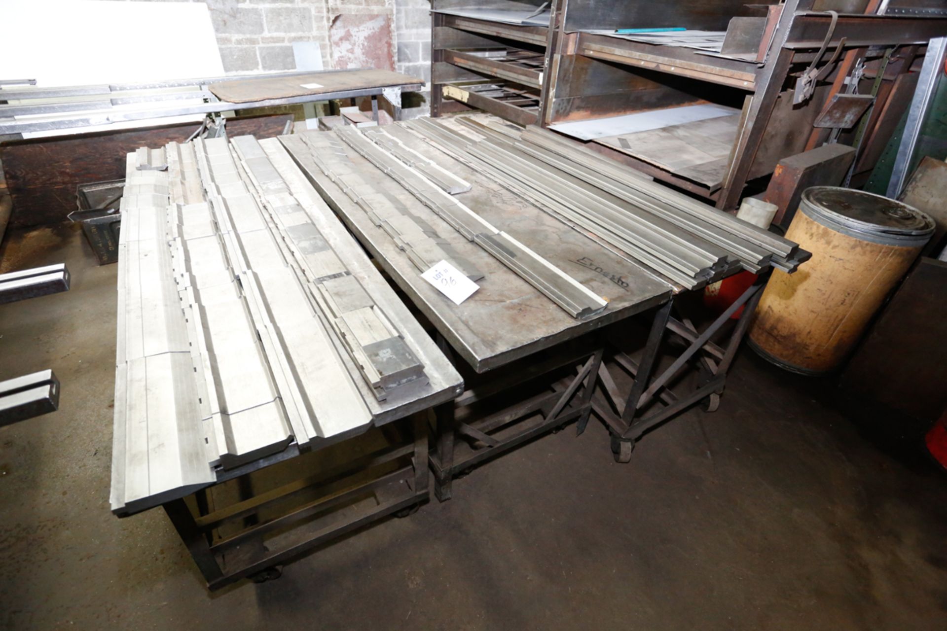 LOT OF ASSORTED PRESS BRAKE DIES COMPRISING OF: 10' GOOSENECK PUNCH 3/8", 10' 30 DEG. PUNCH, 7' 90