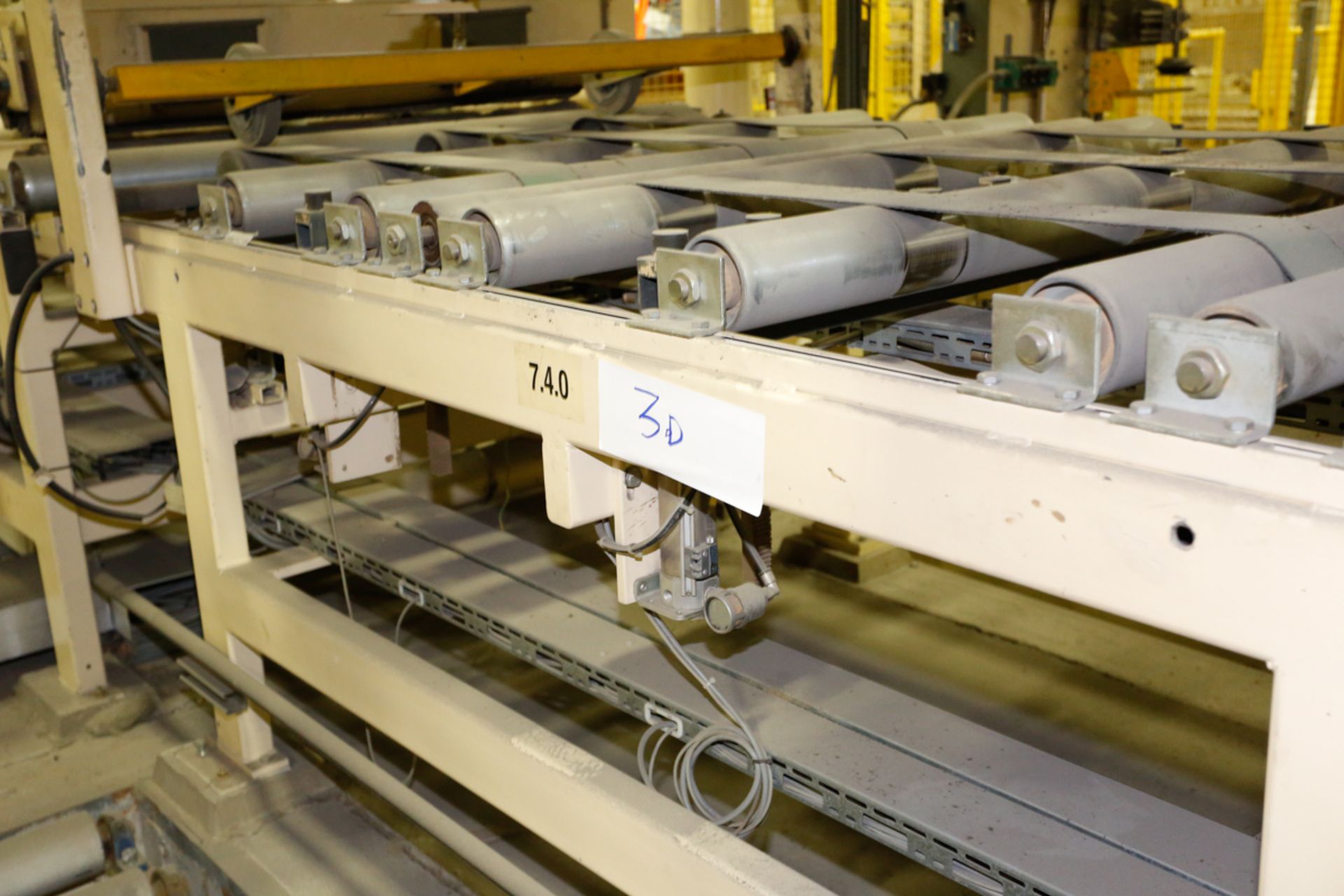 LOT: INFEED CONVEYOR (ITEM # 7.4.0), BRUSH CLEANER W/ 2 LEFT & RIGHT ALIGNMENT MODULE (ITEM #7.5.0)