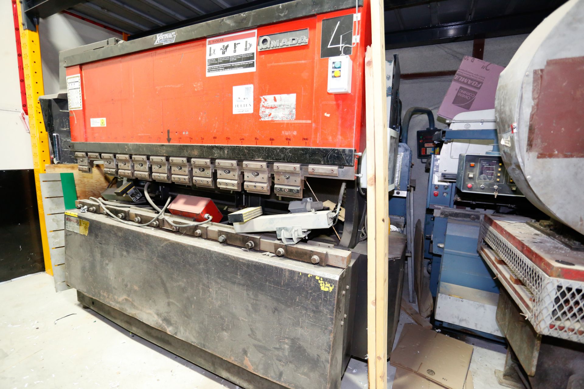 AMADA FBD-8025F CNC PRESS BRAKE, 80 TON X 80", CNC BACKGAGE, 460 VOLTS, WEIGHT: 12236 LBS (LOCATED - Image 2 of 5