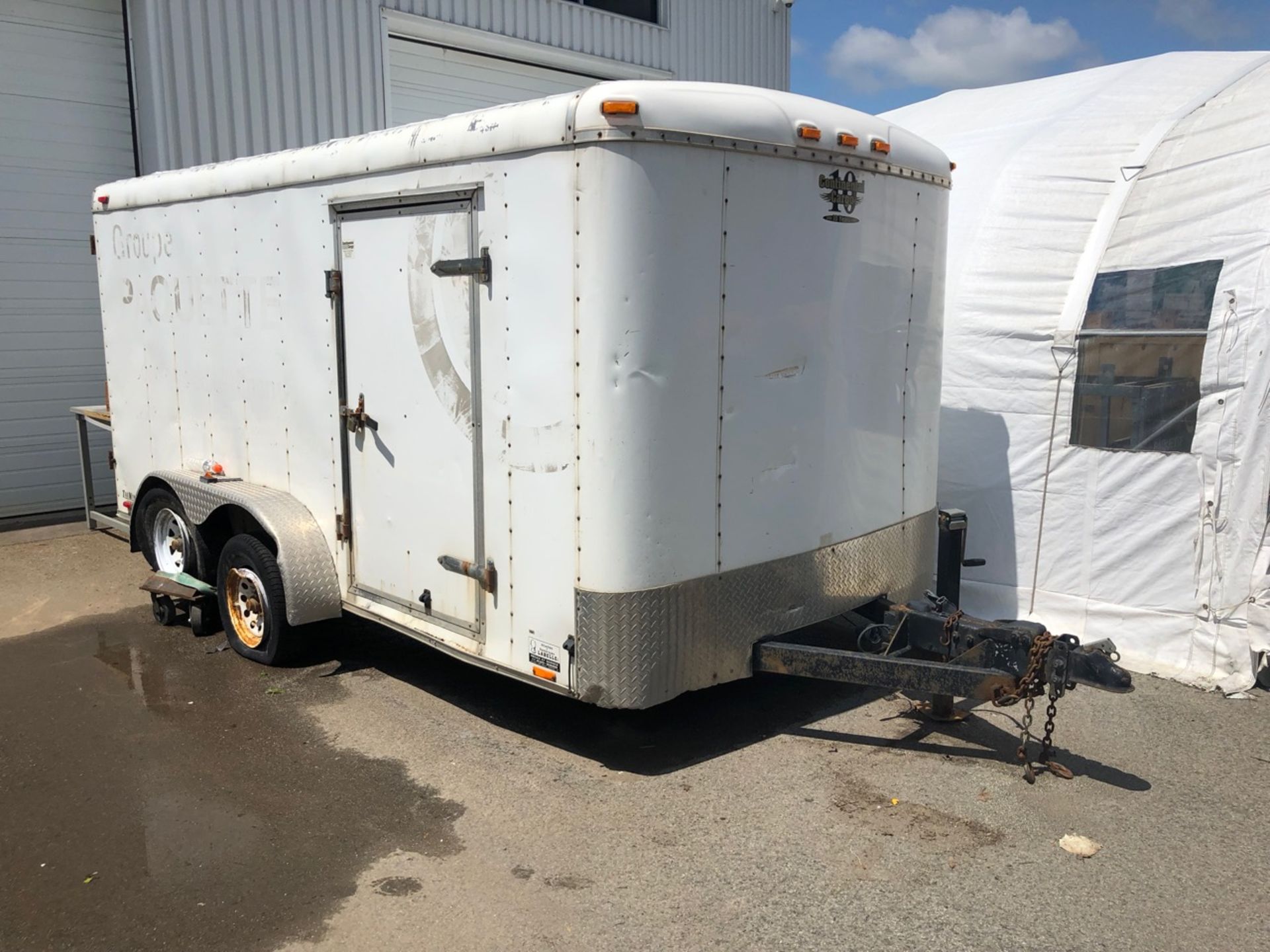 CONTINENTAL CARGO TRAILER MOD. TW714TA254, DOUBLE AXLES, SOME DAMAGES (2007) (LOCATED IN LAVAL, QC)