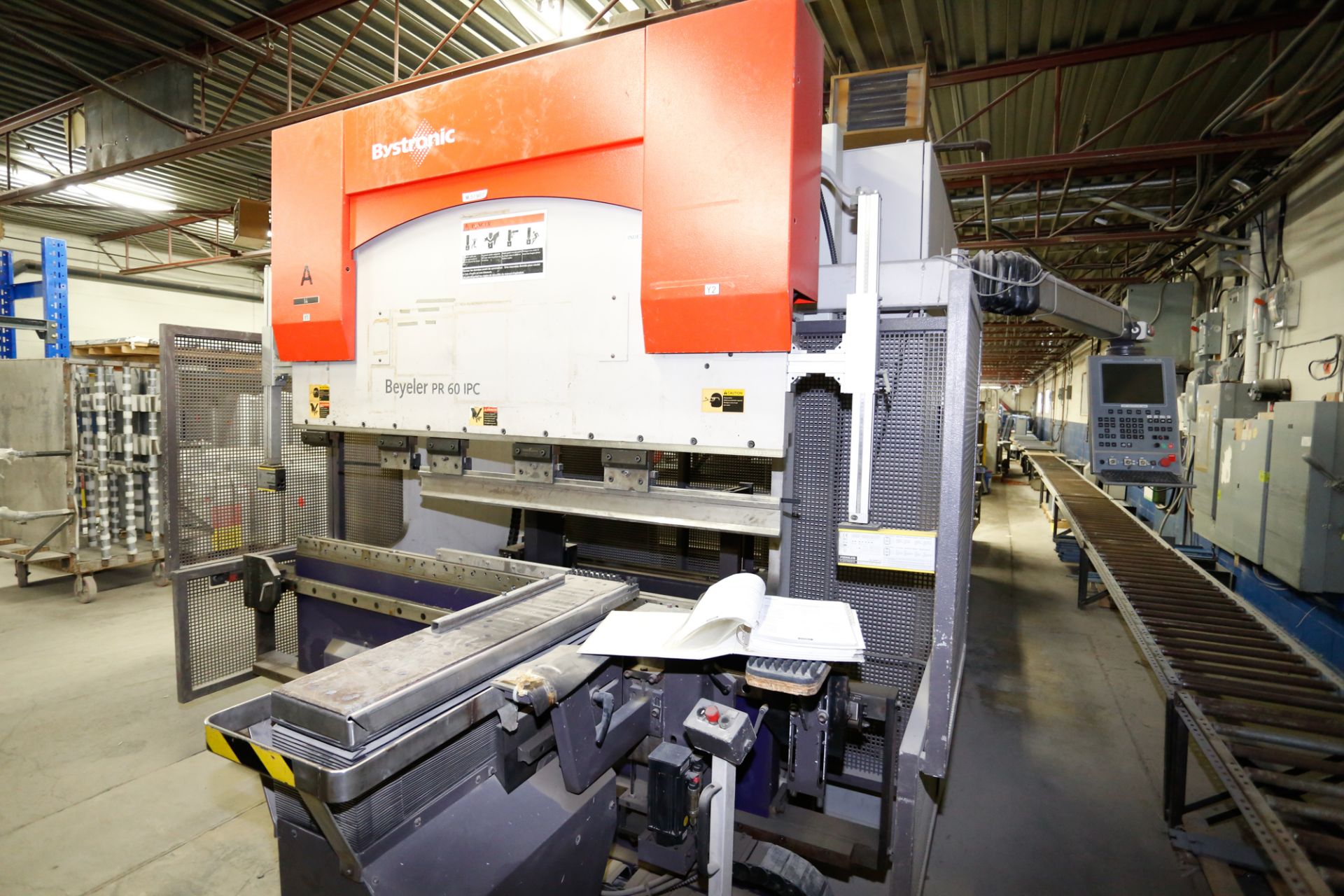 BYSTRONIC PR 60 X 2500 5-AXIS CNC PRESS BRAKE, 60 TON X 80", 480 VOLTS W/ TRANSFO (2005) (LOCATED IN - Image 2 of 15